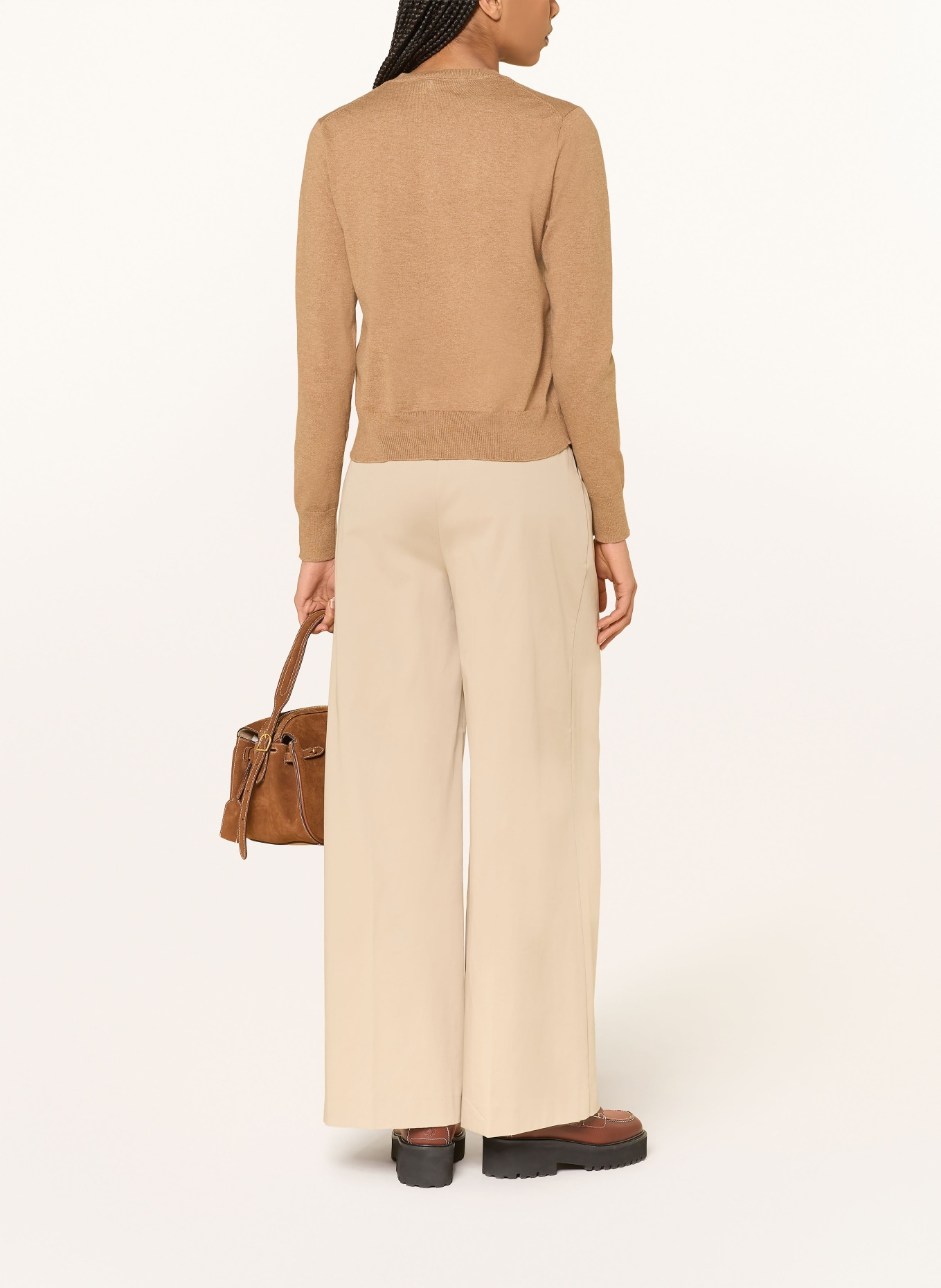 POLO RALPH LAUREN Pletený kardigan: VELBLOUDÍ