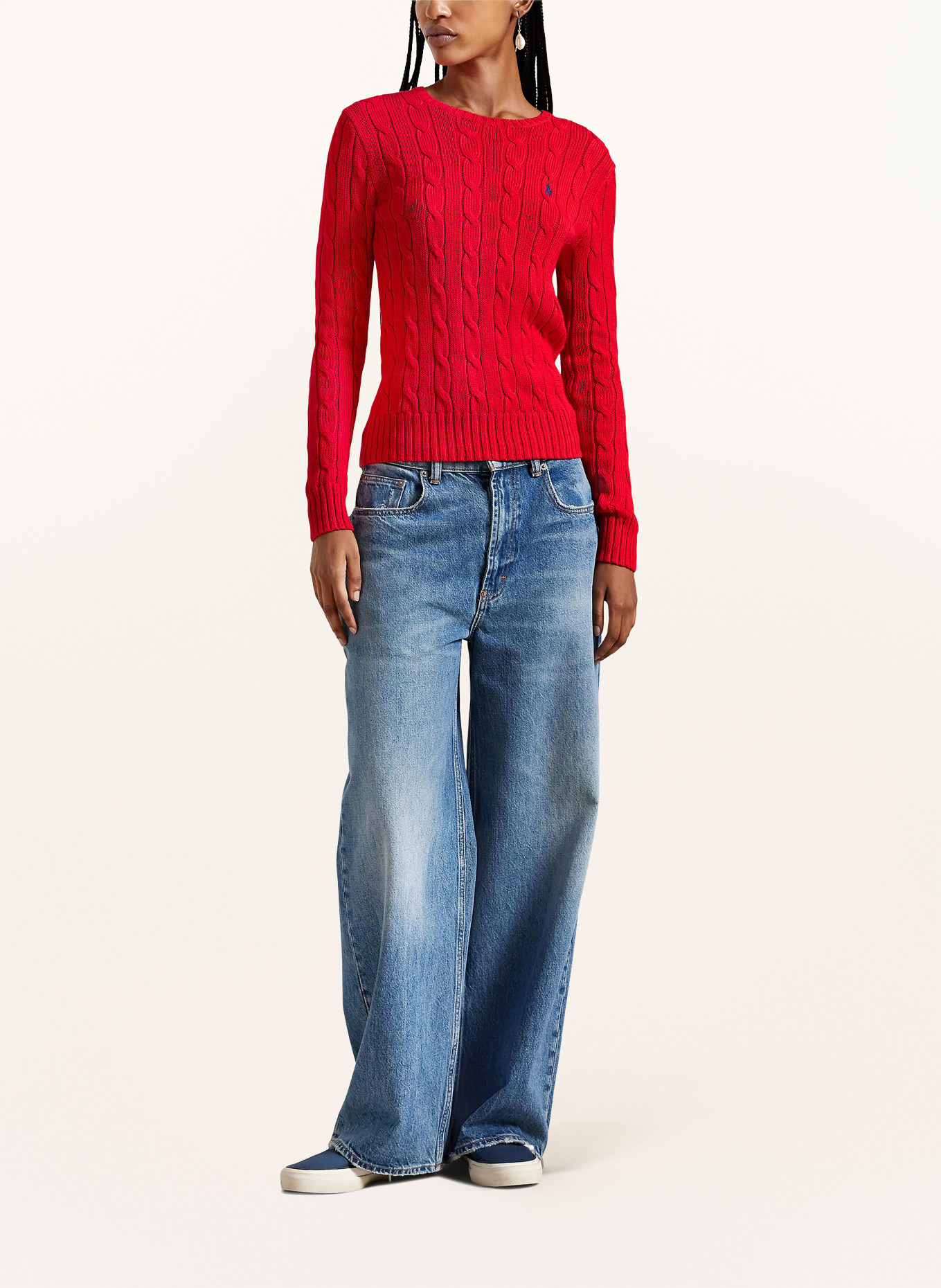 POLO RALPH LAUREN Pullover: ROT