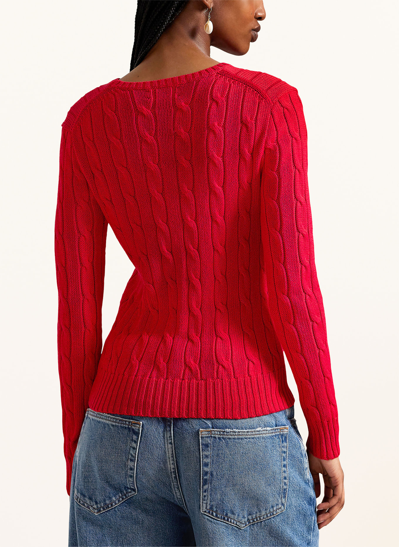 POLO RALPH LAUREN Pullover: ROT