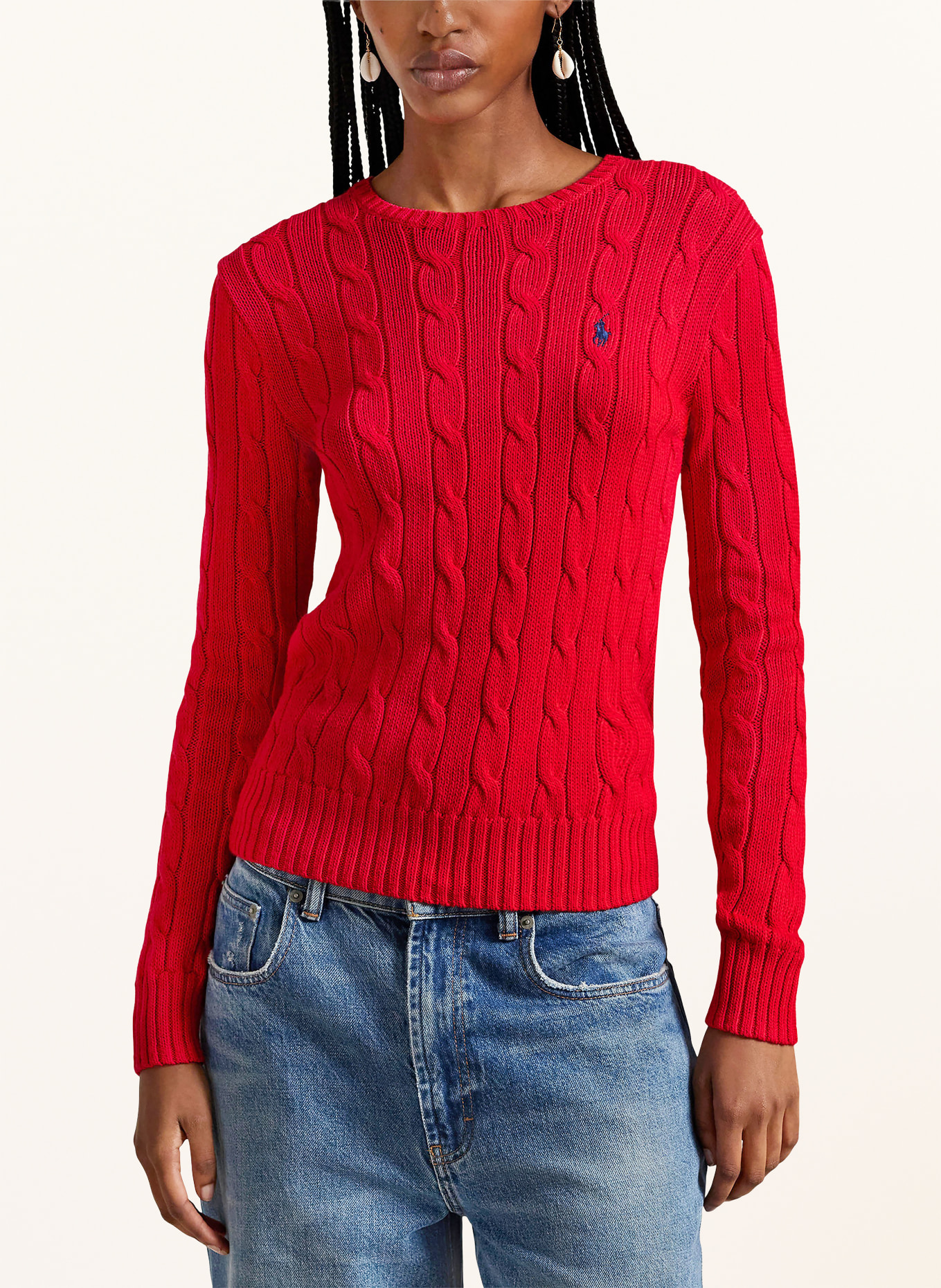 POLO RALPH LAUREN Pullover: ROT