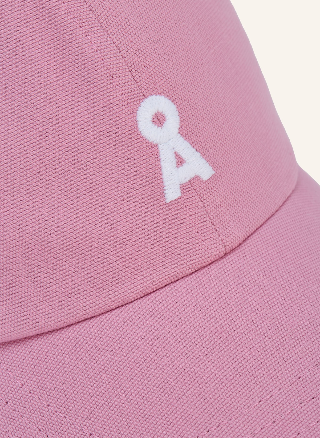 ARMEDANGELS Cap YENAAS BOLD: PINK / ECRU