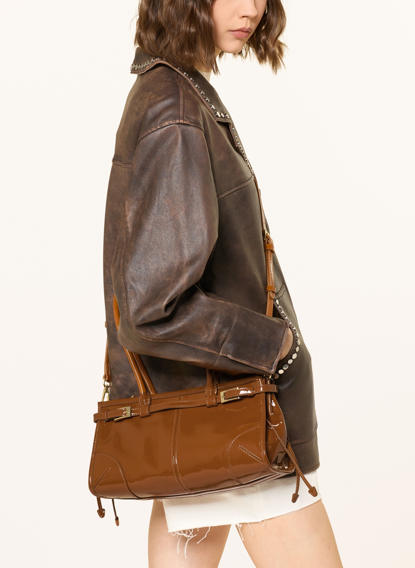 jeffrey campbell Schultertasche PESKY-F: BRAUN