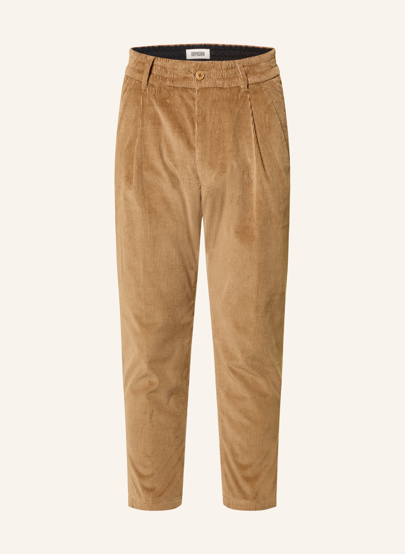 DRYKORN Manšestrové chino kalhoty CHASY Regular Fit: KOŇAKOVÁ