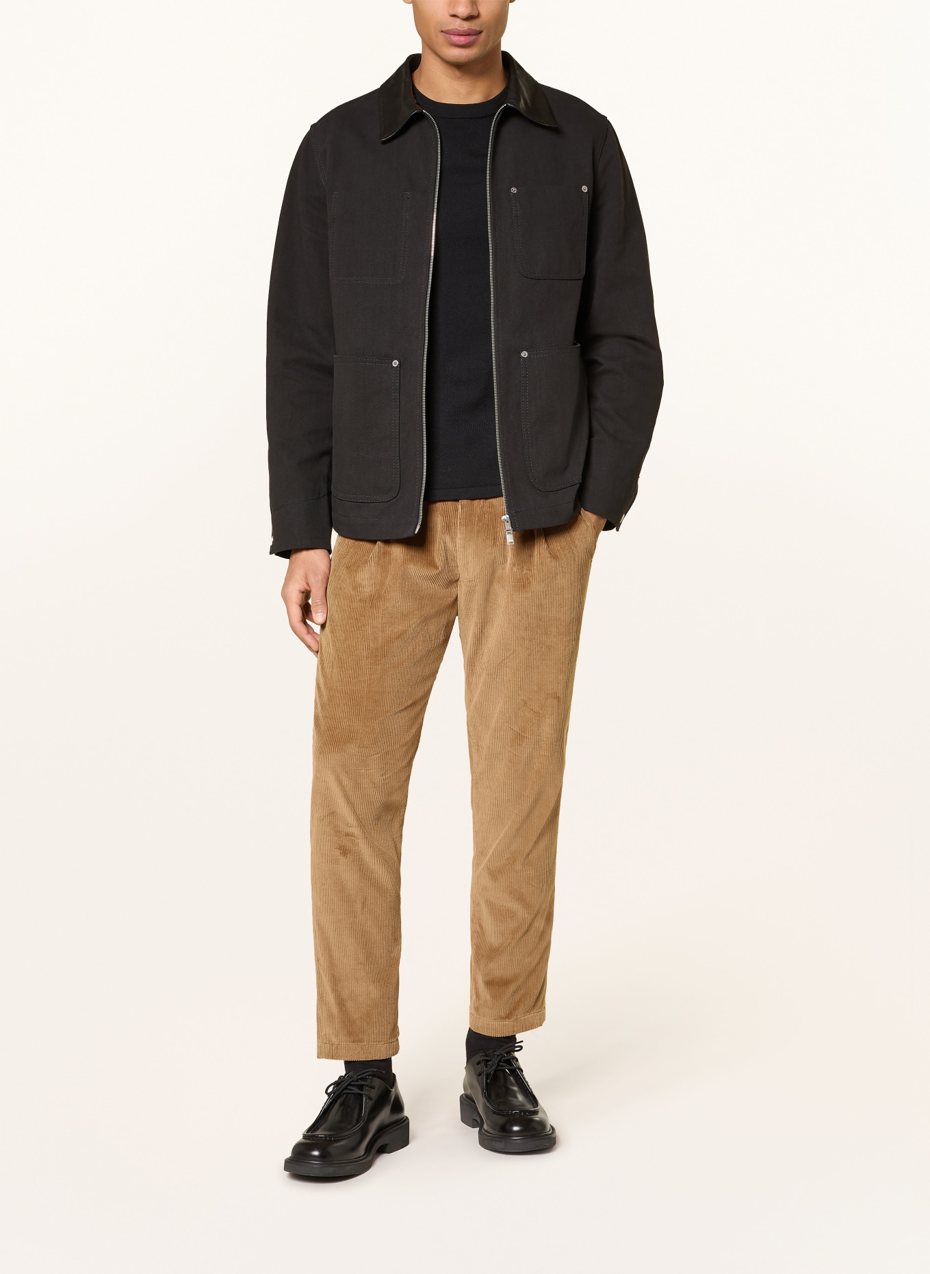 DRYKORN Manšestrové chino kalhoty CHASY Regular Fit: KOŇAKOVÁ