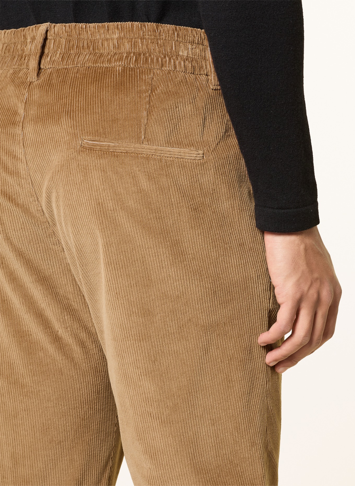 DRYKORN Manšestrové chino kalhoty CHASY Regular Fit: KOŇAKOVÁ