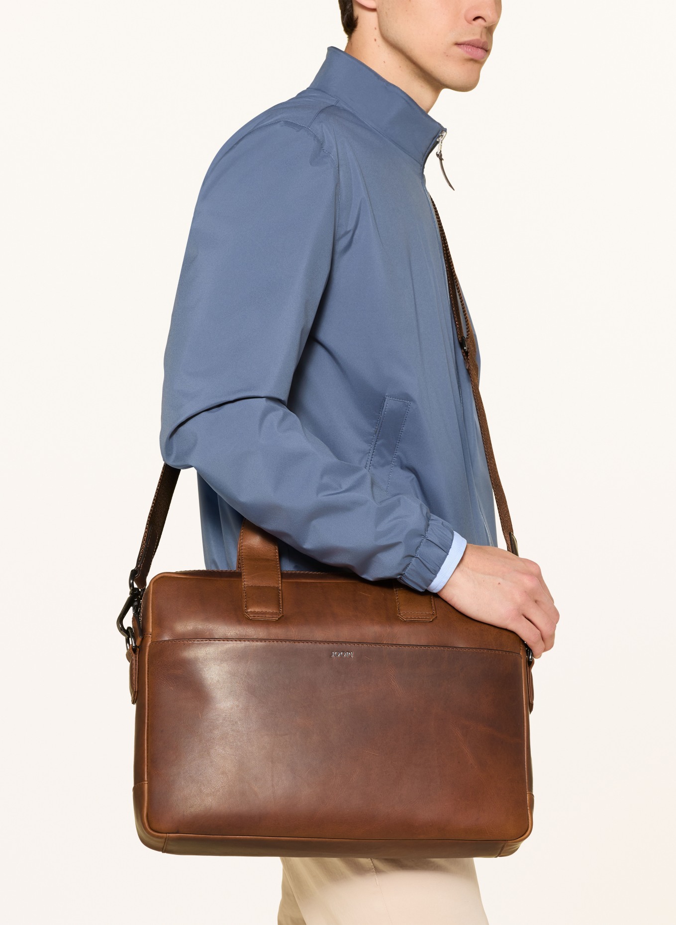 JOOP! PANDION laptop bag: BROWN