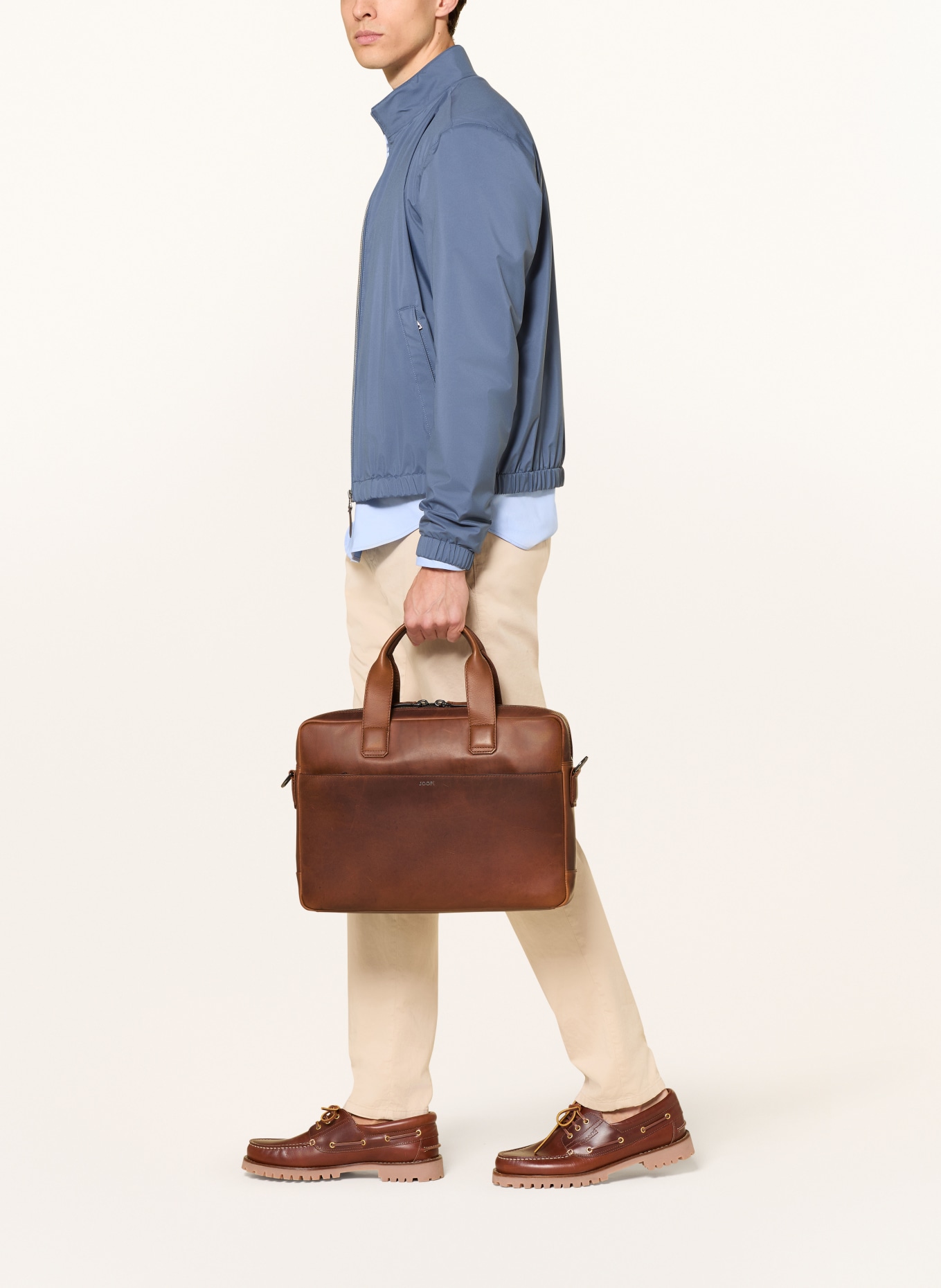 JOOP! PANDION laptop bag: BROWN