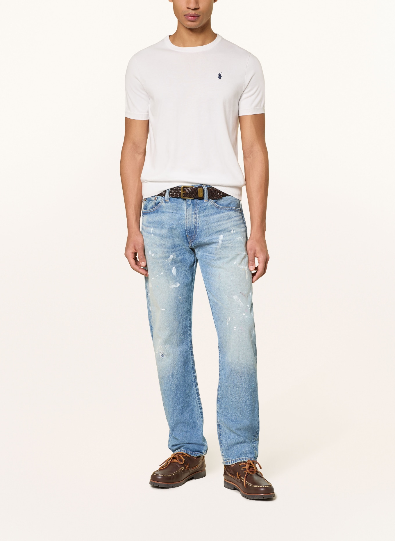 POLO RALPH LAUREN Dzianinowa koszulka: BIAŁY