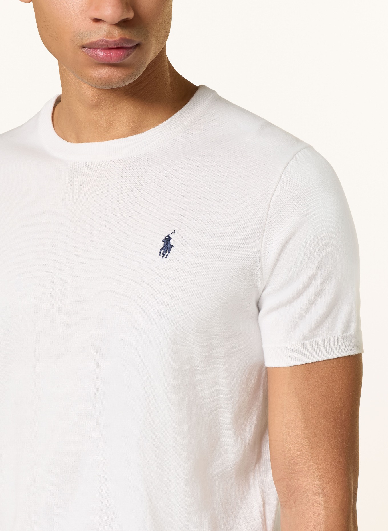 POLO RALPH LAUREN Dzianinowa koszulka: BIAŁY