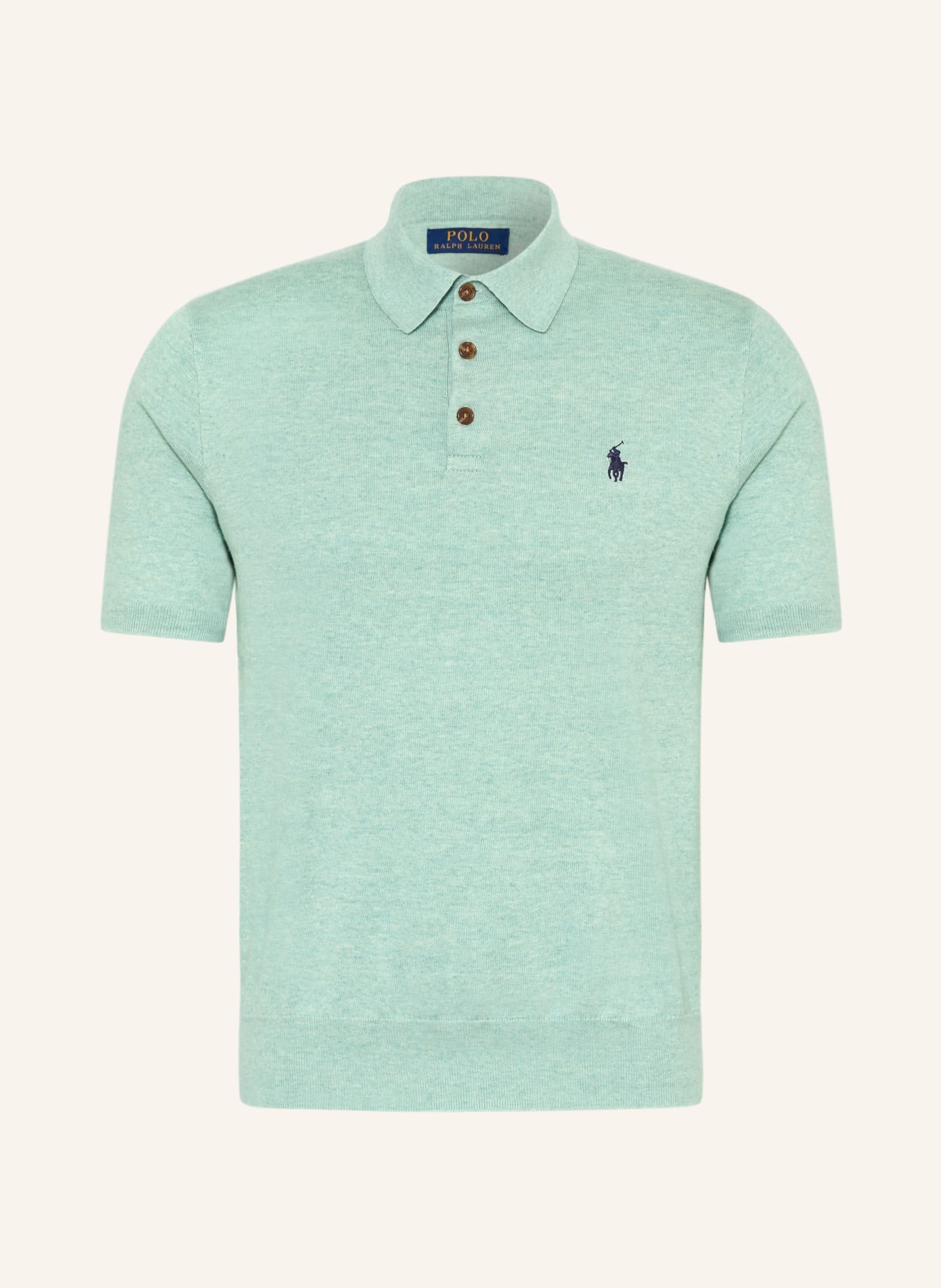 POLO RALPH LAUREN Strick-Poloshirt: MINT