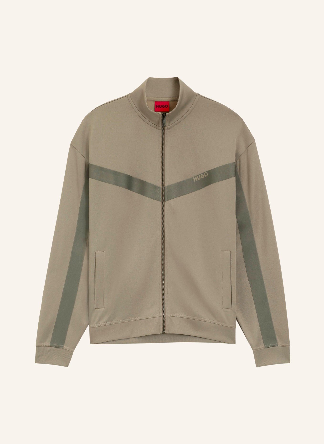 HUGO Kurtka treningowa DARTI: SZAROBRĄZOWY / SZARY