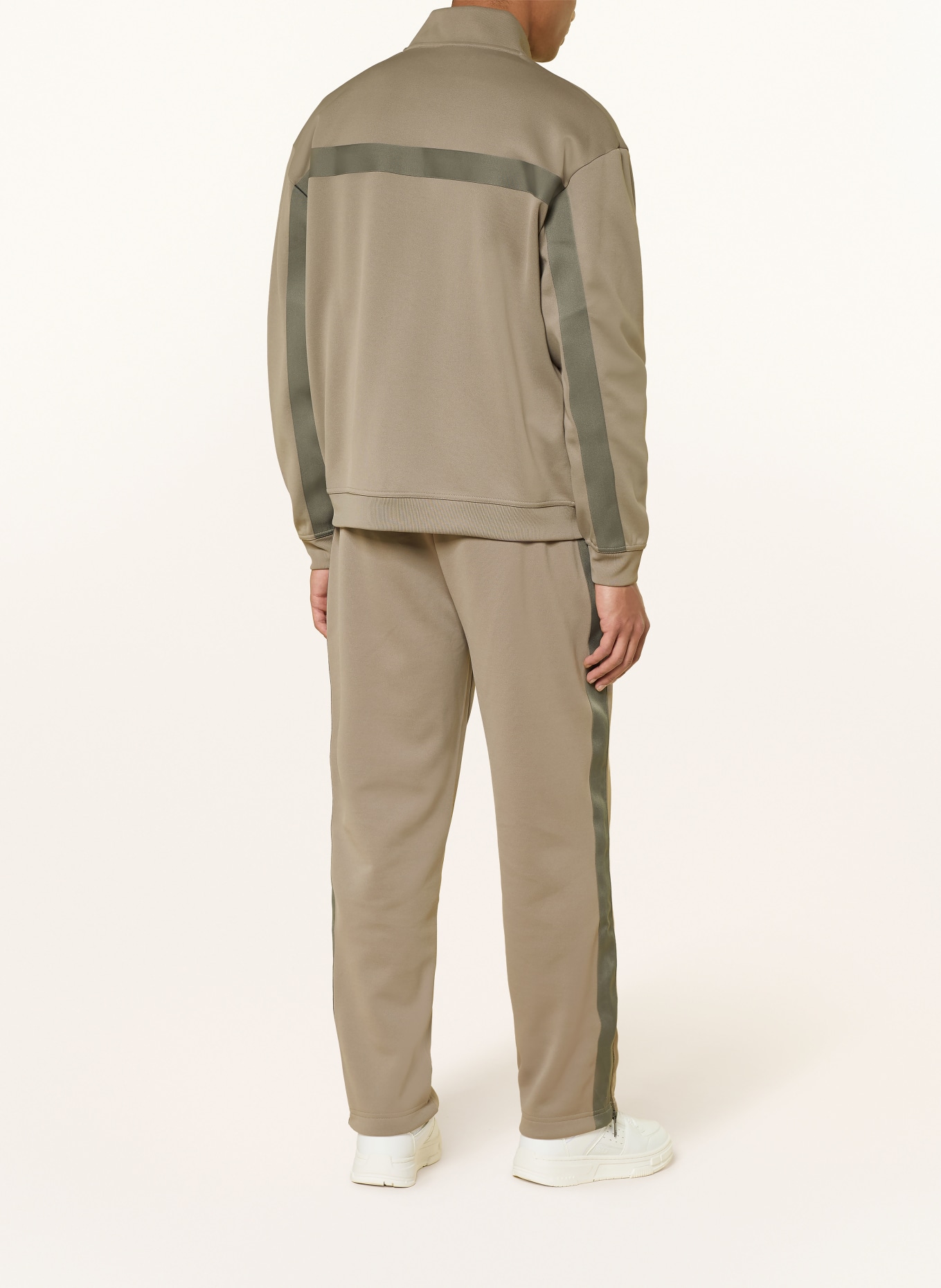 HUGO Kurtka treningowa DARTI: SZAROBRĄZOWY / SZARY