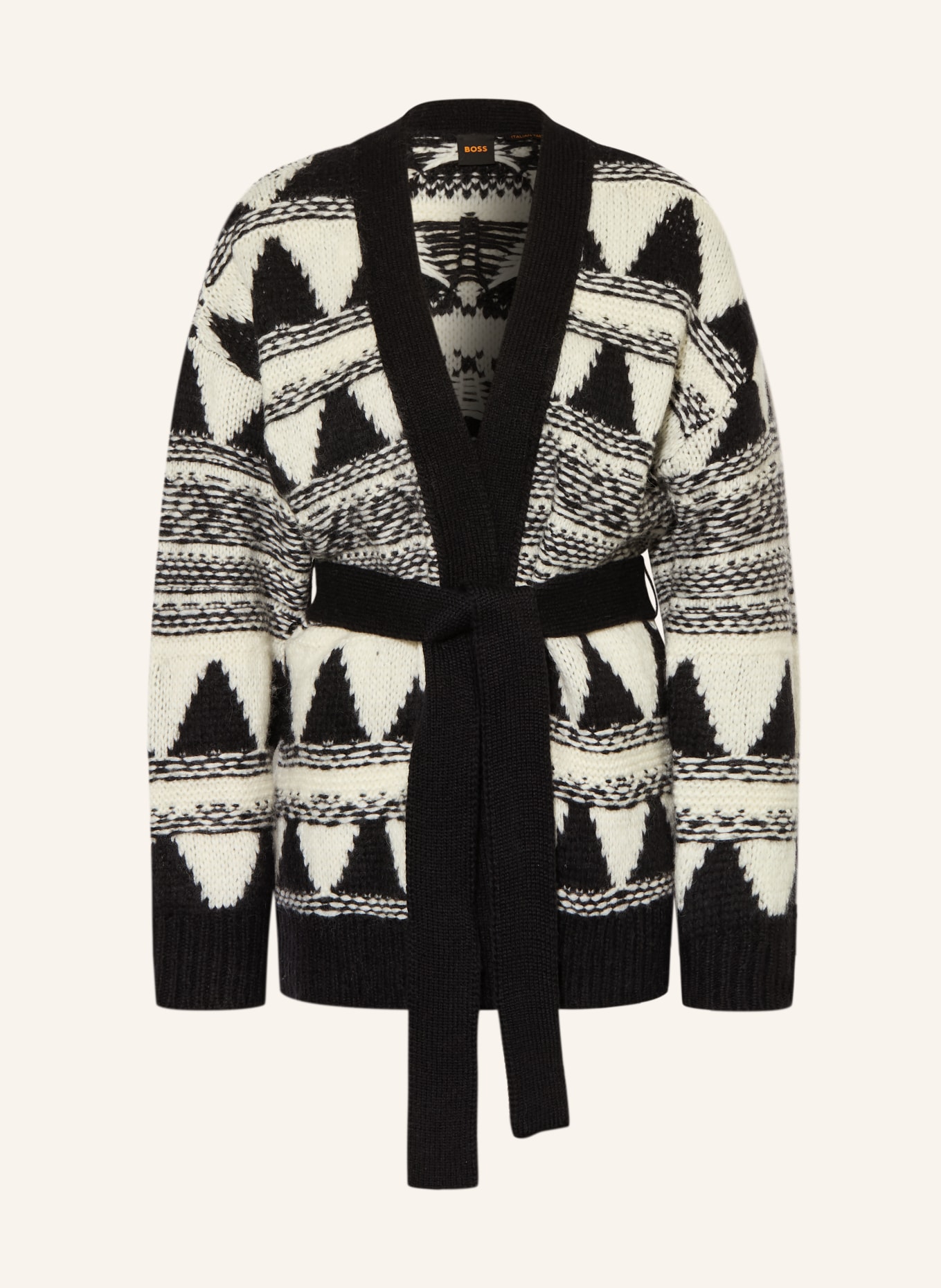 BOSS Housse tricotée FREGOLANO: NOIR / BLANC