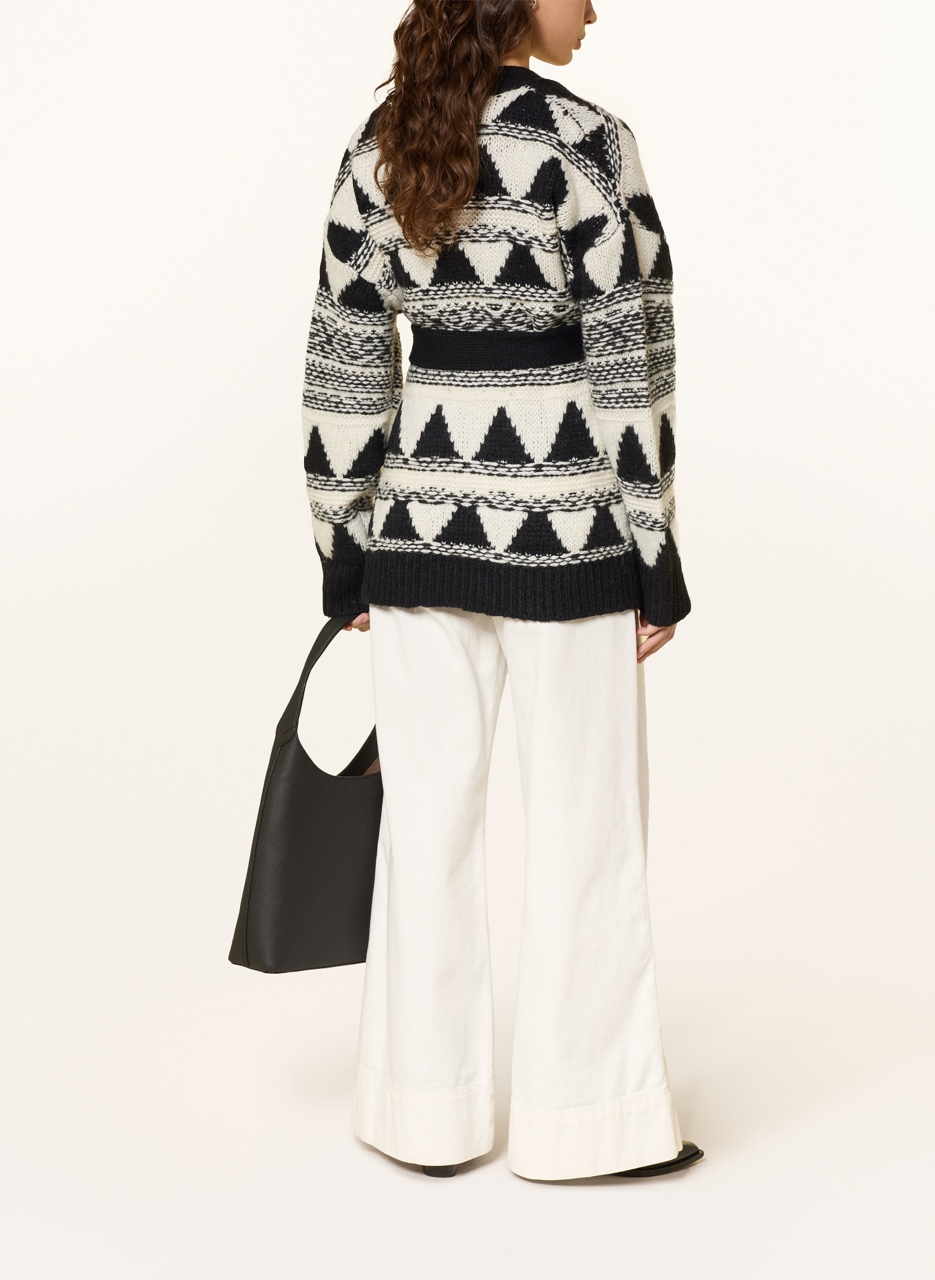 BOSS Housse tricotée FREGOLANO: NOIR / BLANC