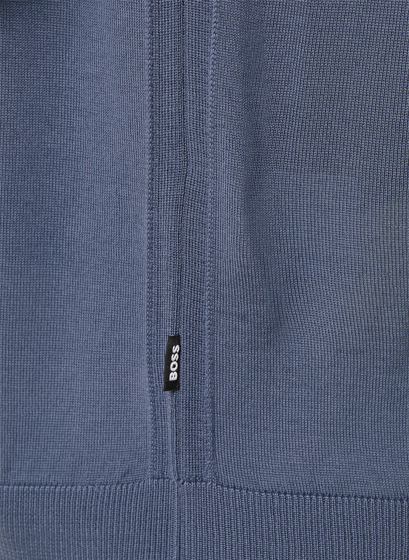 BOSS Strick-Poloshirt LANCIONE: BLAU