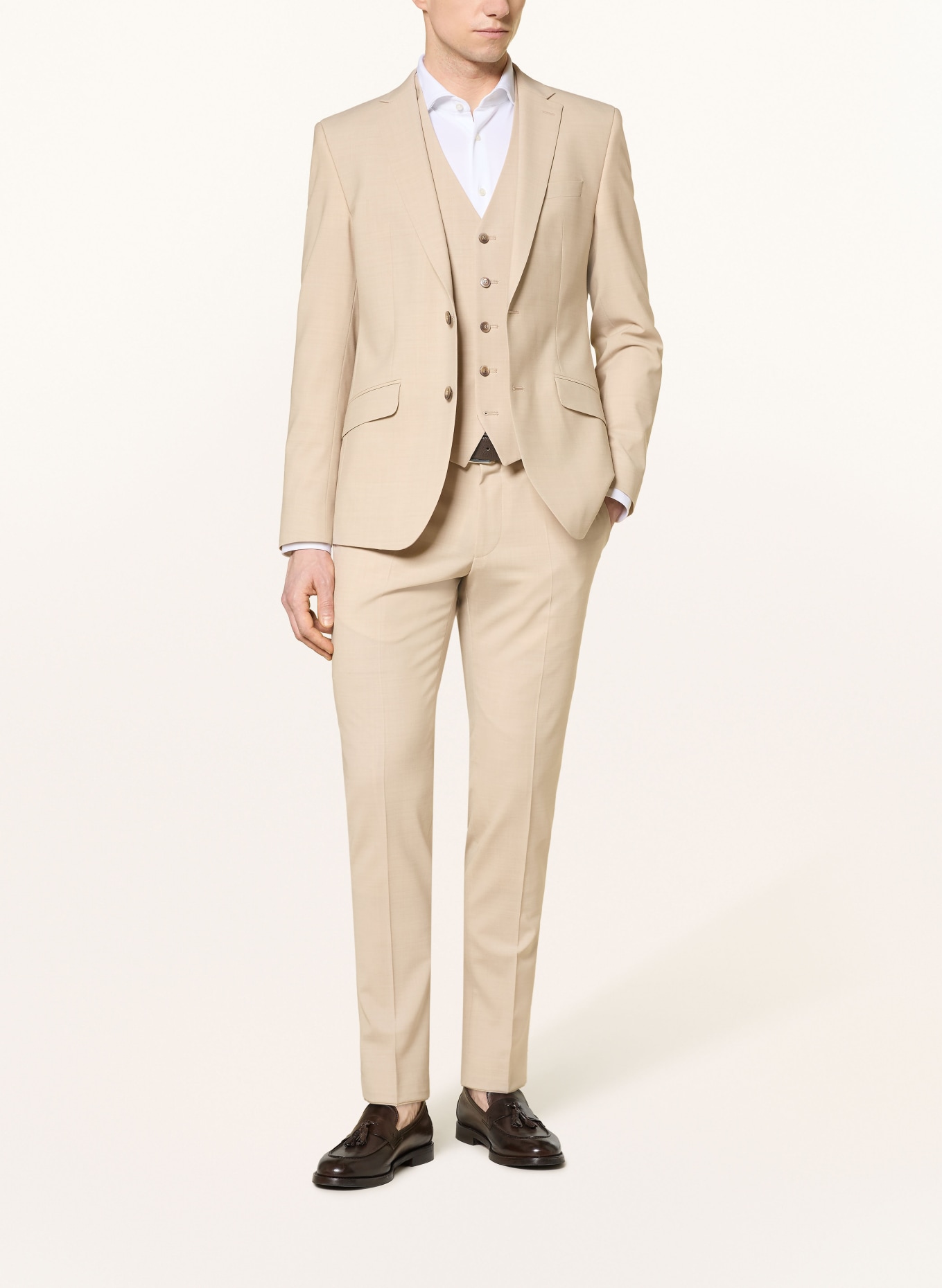 DIGEL move Anzughose APOLLO Slim Fit: 76 BEIGE