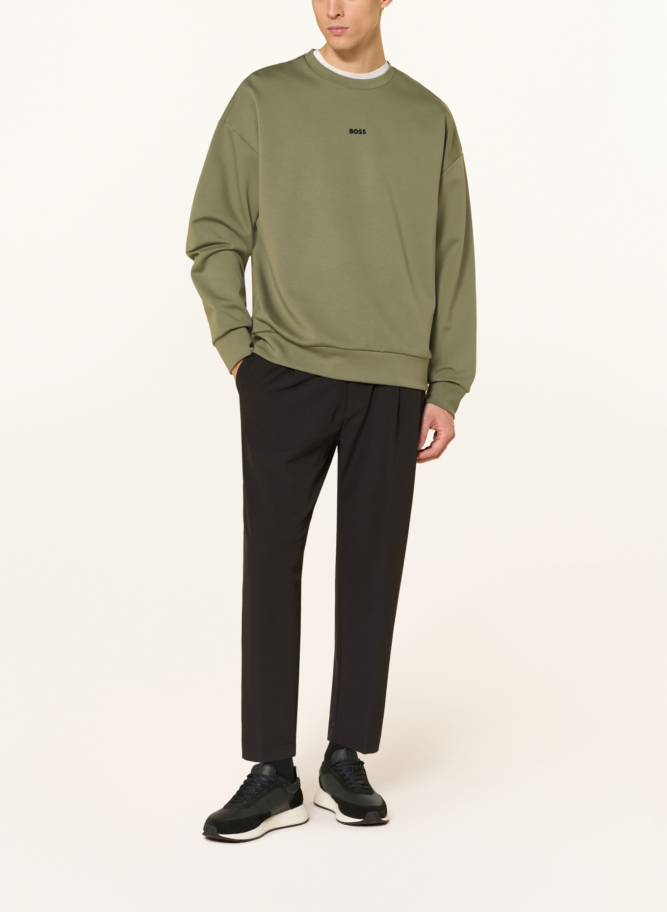 BOSS Sweatshirt STENSON: KAKI