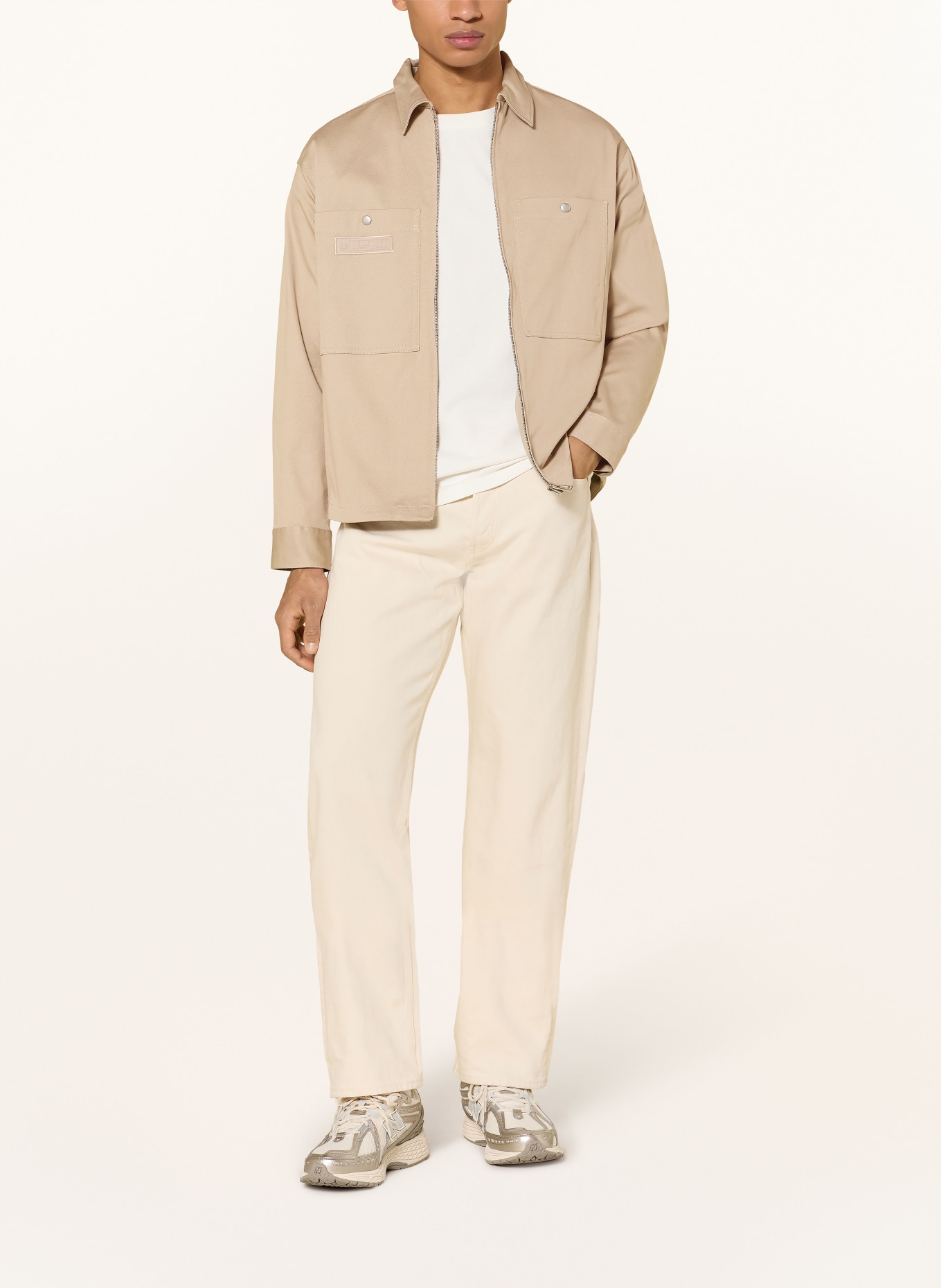 BELSTAFF Overjacket COMPETITION TWILL: BEIGE