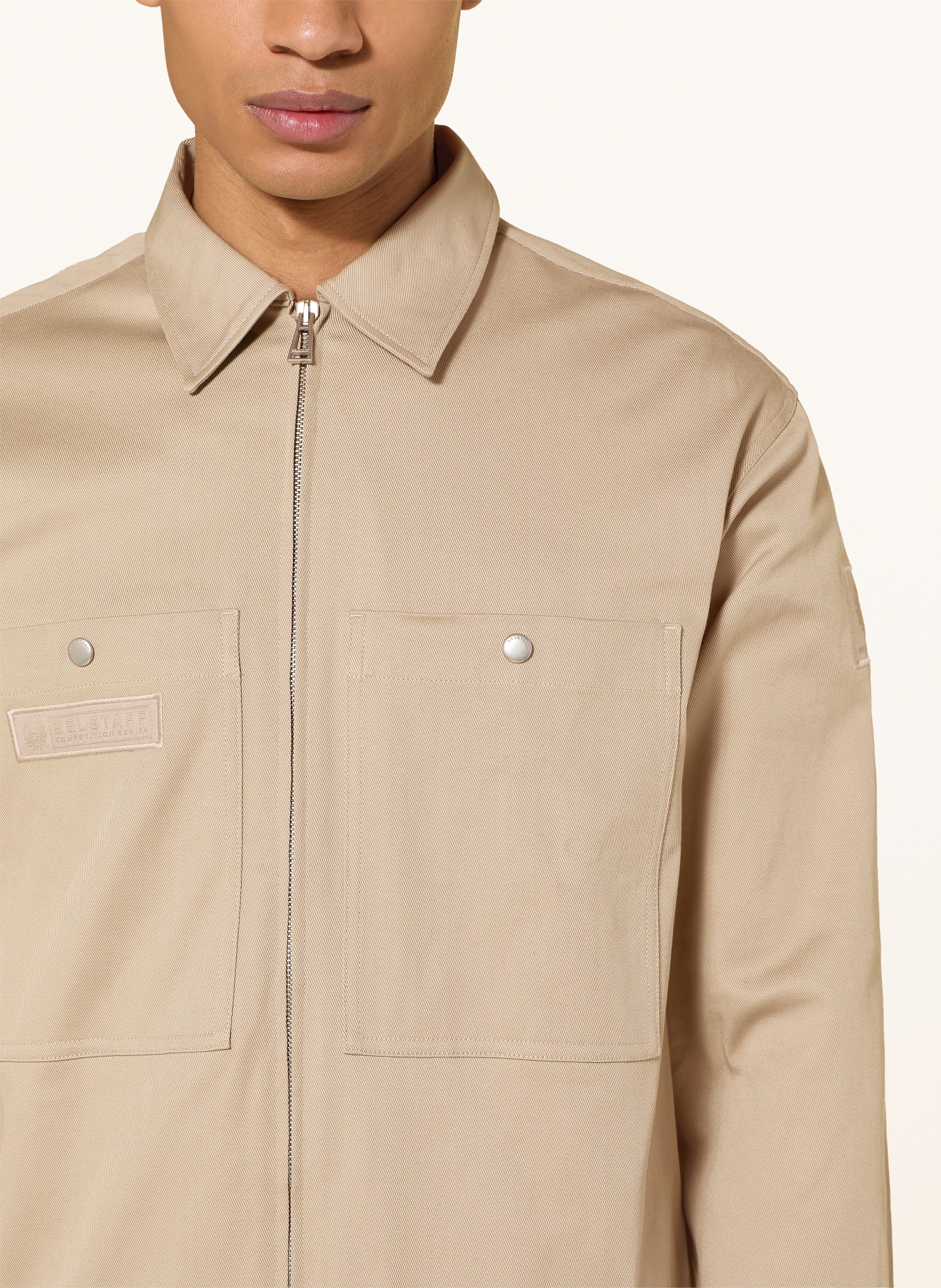 BELSTAFF Overjacket COMPETITION TWILL: BEIGE