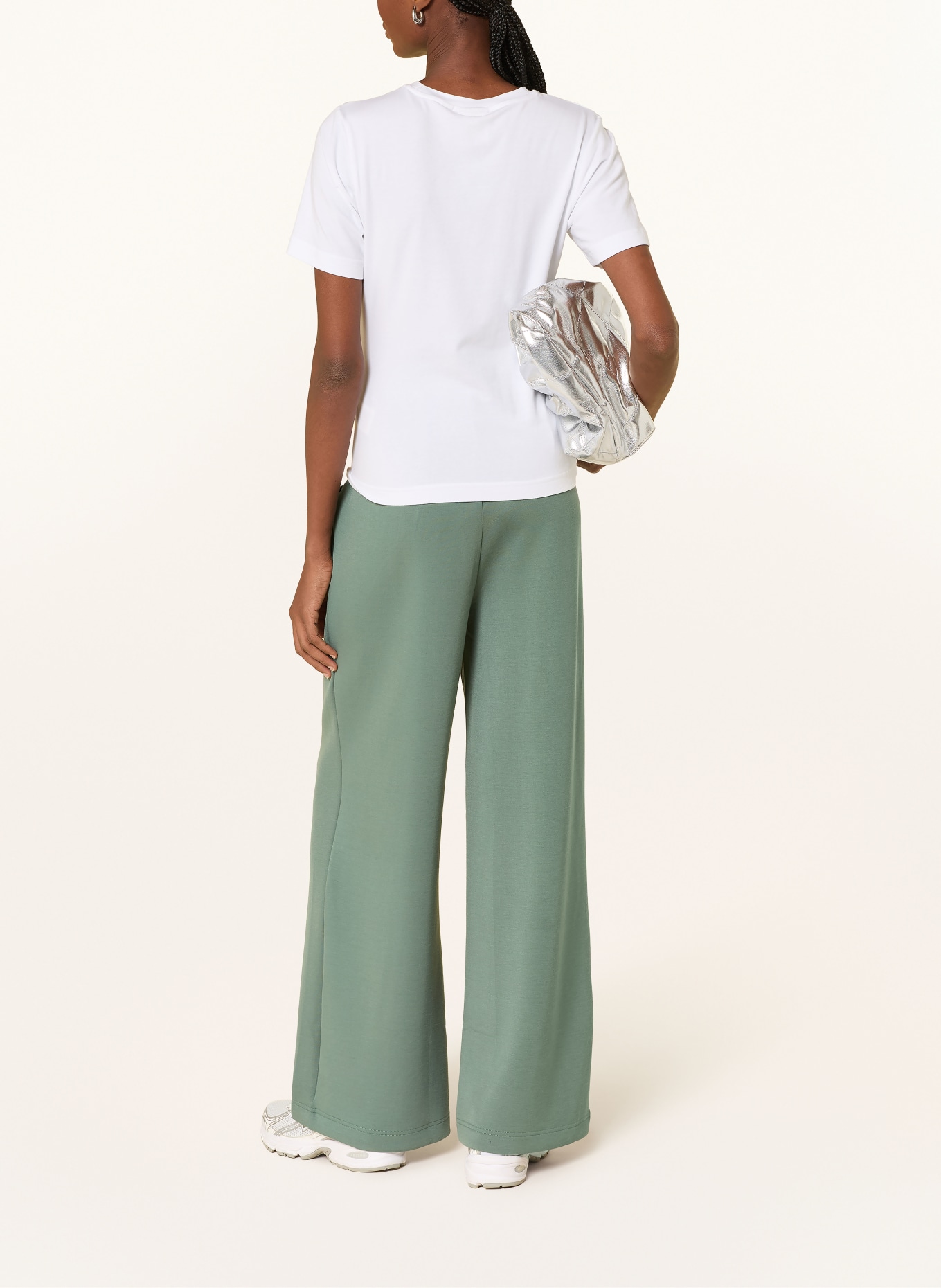 VARLEY Training pants THE EXTRA WIDE LEG PANT: GREEN