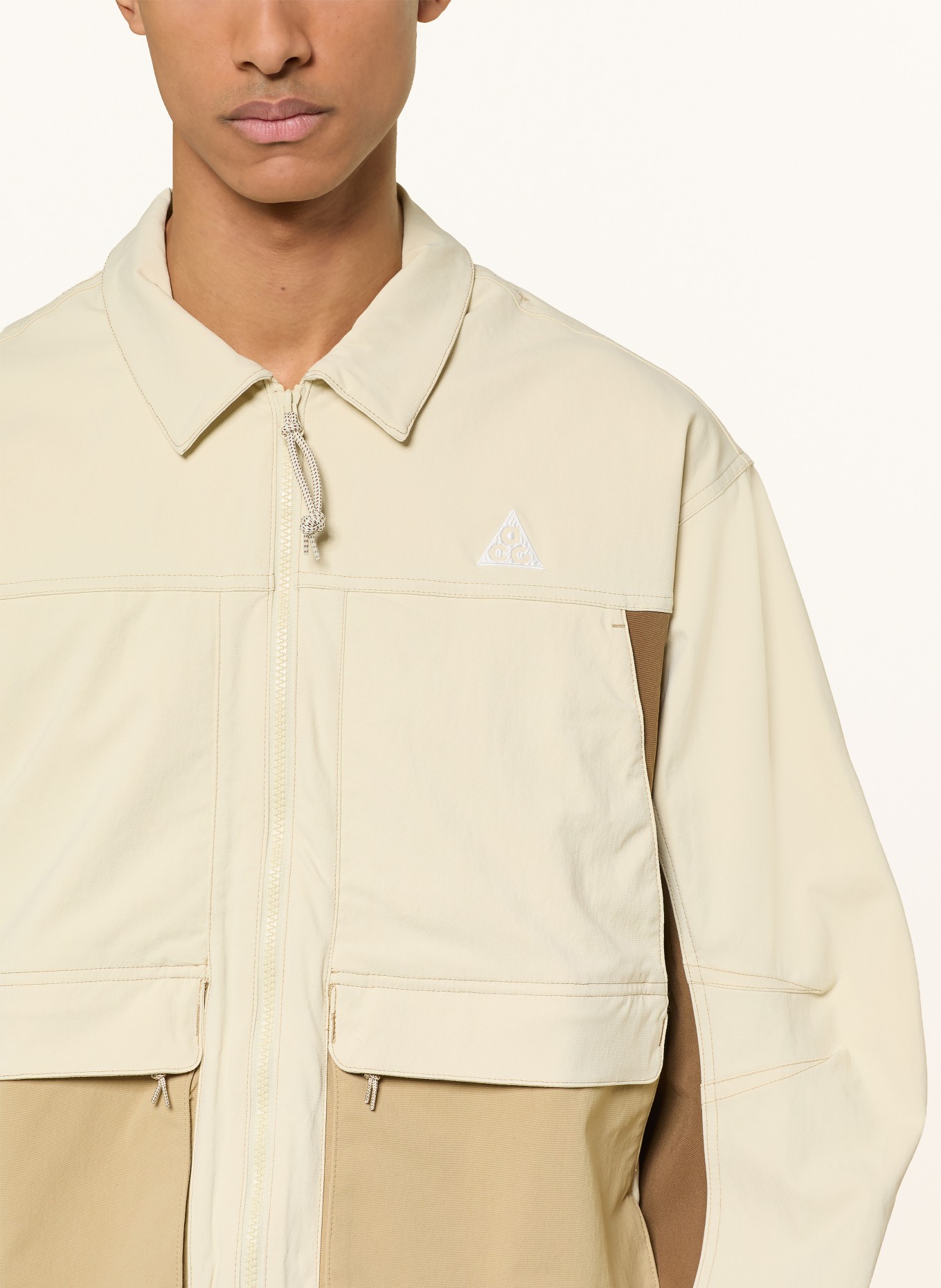 Nike ACG SMITH SUMMIT functional jacket: CREAM / BROWN / BEIGE