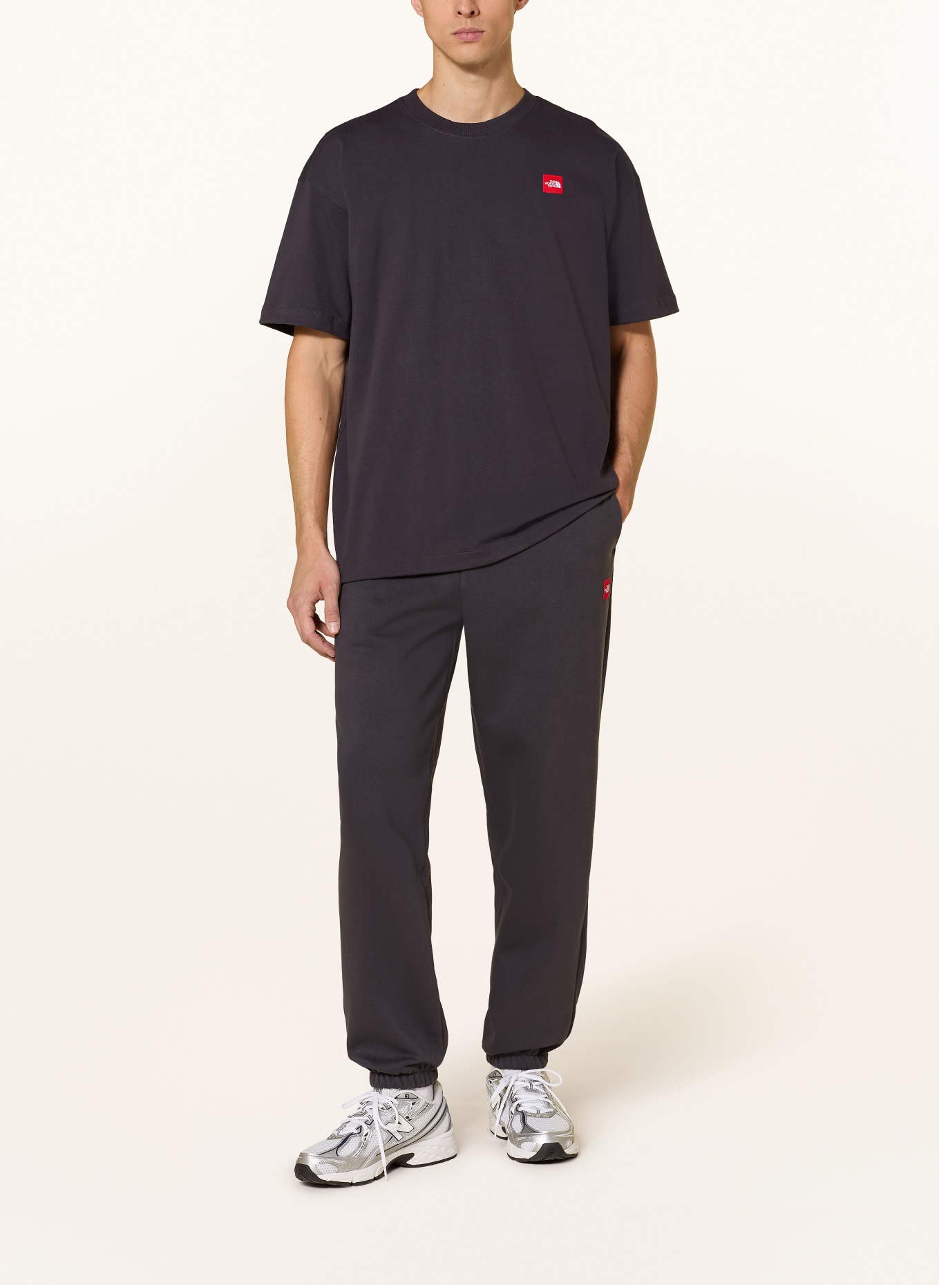 THE NORTH FACE T-shirt REDBOX: GRANATOWY