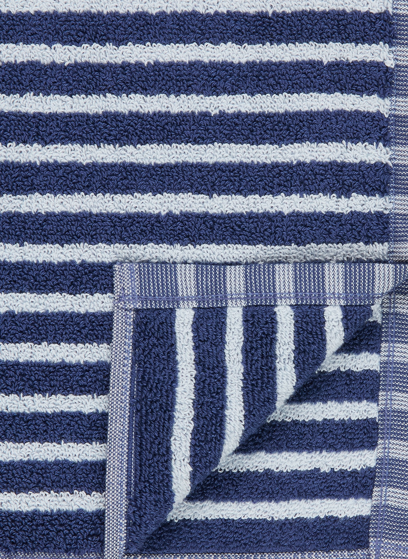 TEKLA ręcznik dla gości: GRANATOWY / JASNONIEBIESKI