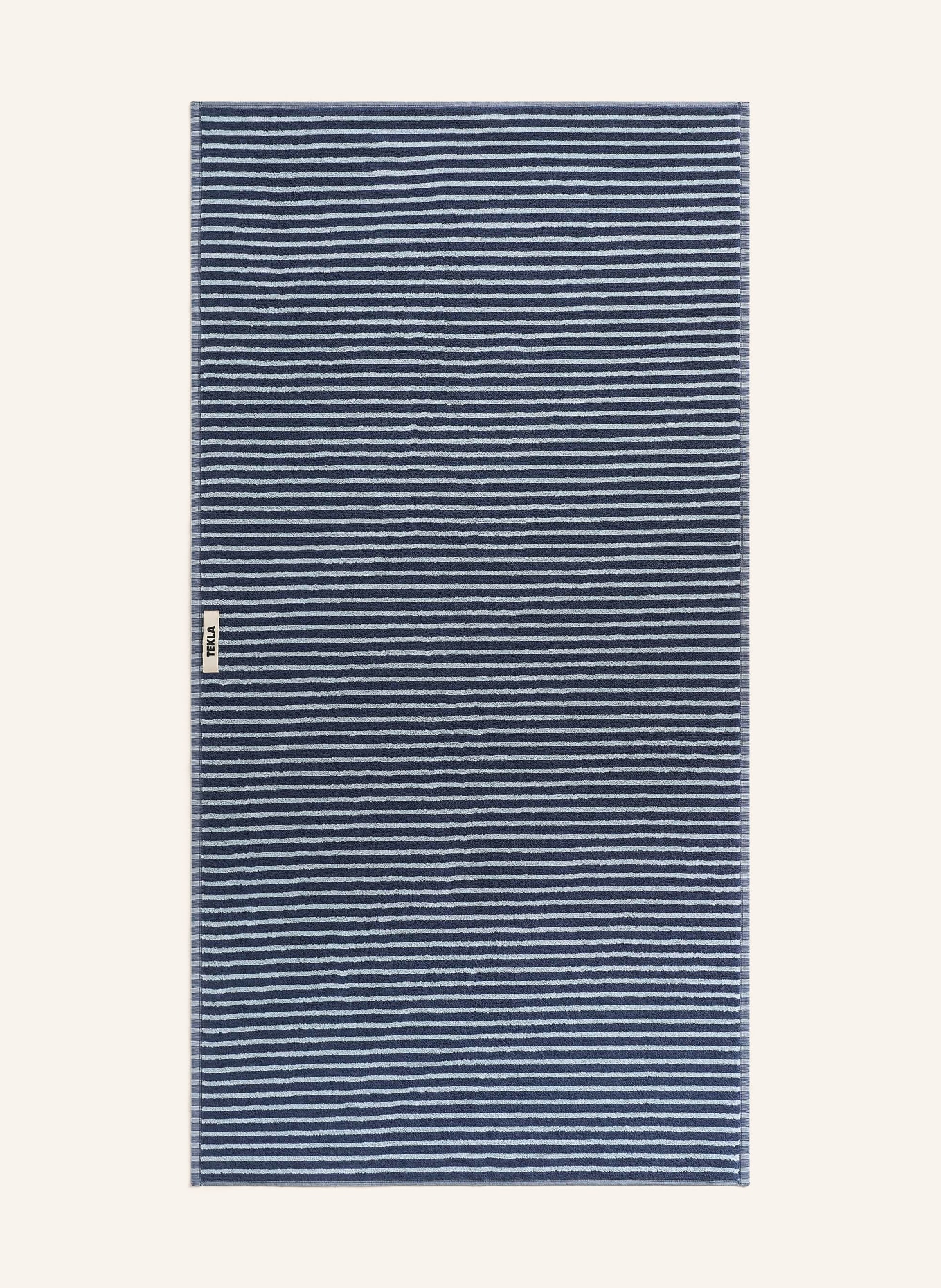 TEKLA Handtuch: DUNKELBLAU / HELLBLAU