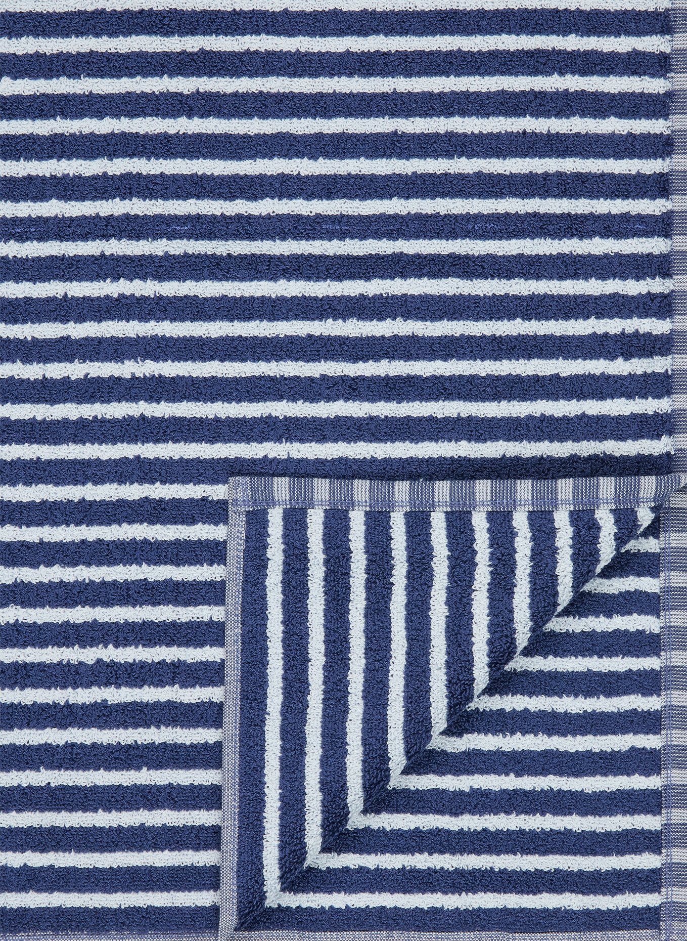 TEKLA ręcznik kąpielowy: GRANATOWY / JASNONIEBIESKI