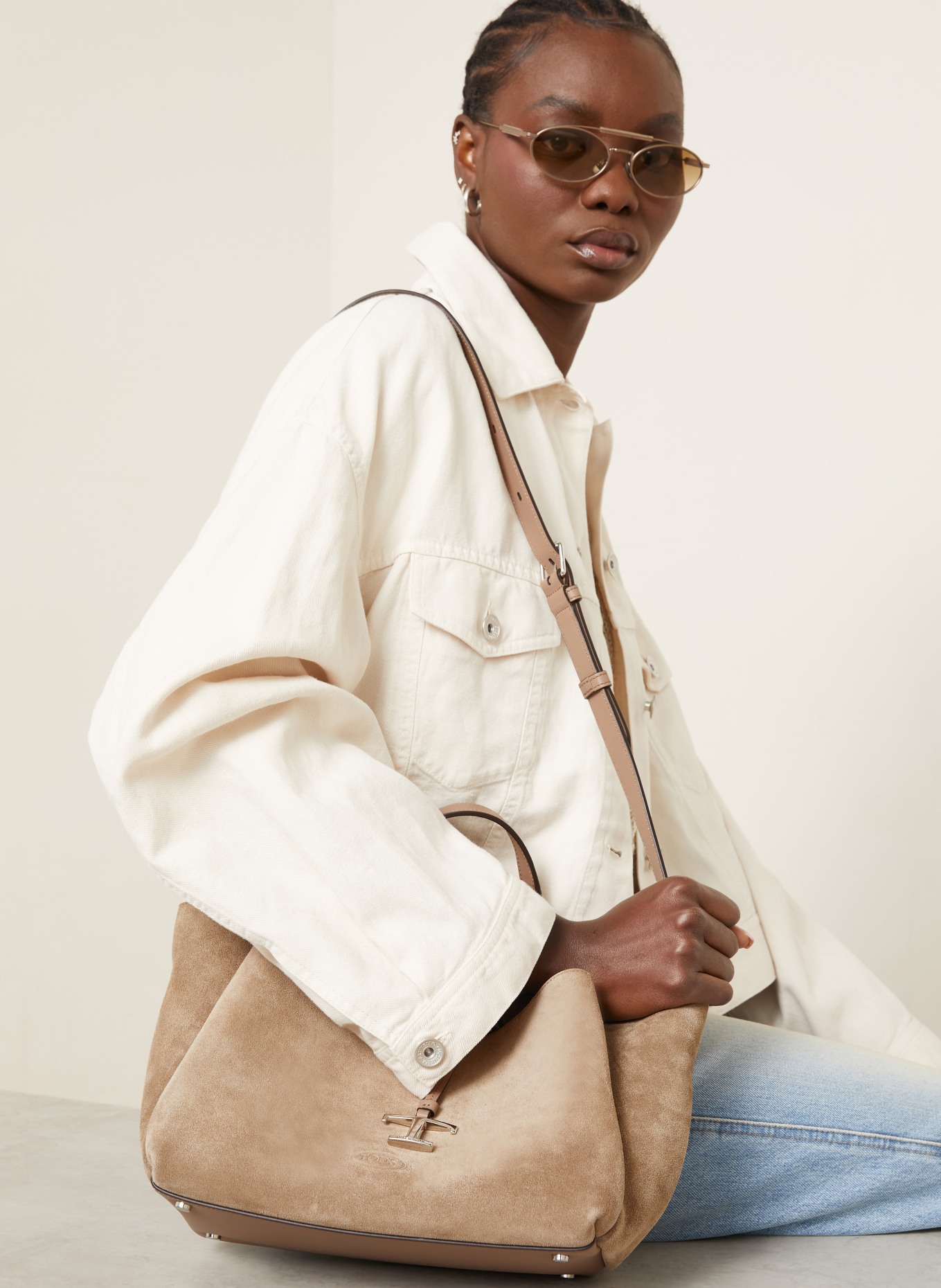 TOD'S Handbag APA: LIGHT BROWN