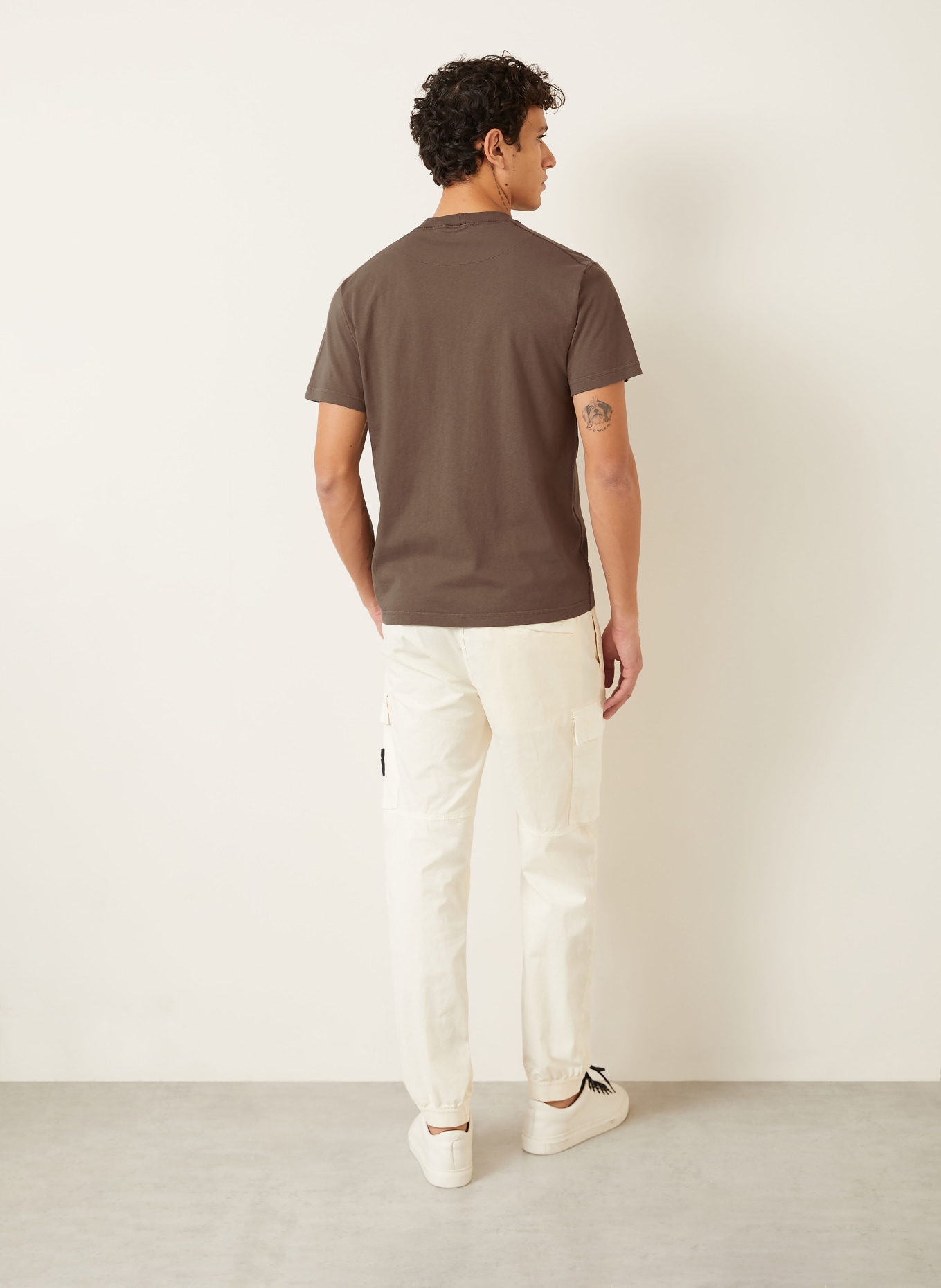 STONE ISLAND T-Shirt: DUNKELBRAUN