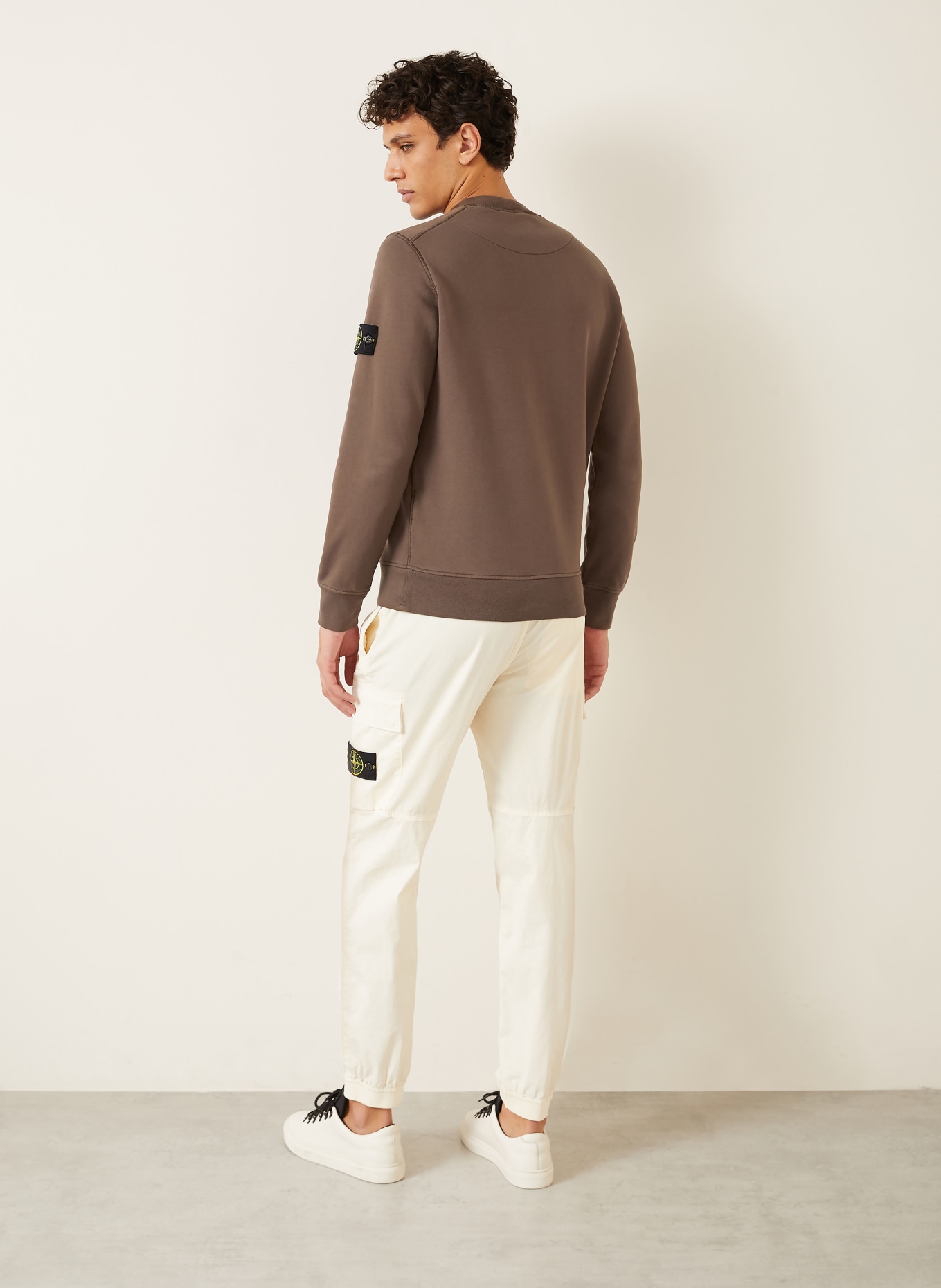 STONE ISLAND Sweatshirt: DUNKELBRAUN