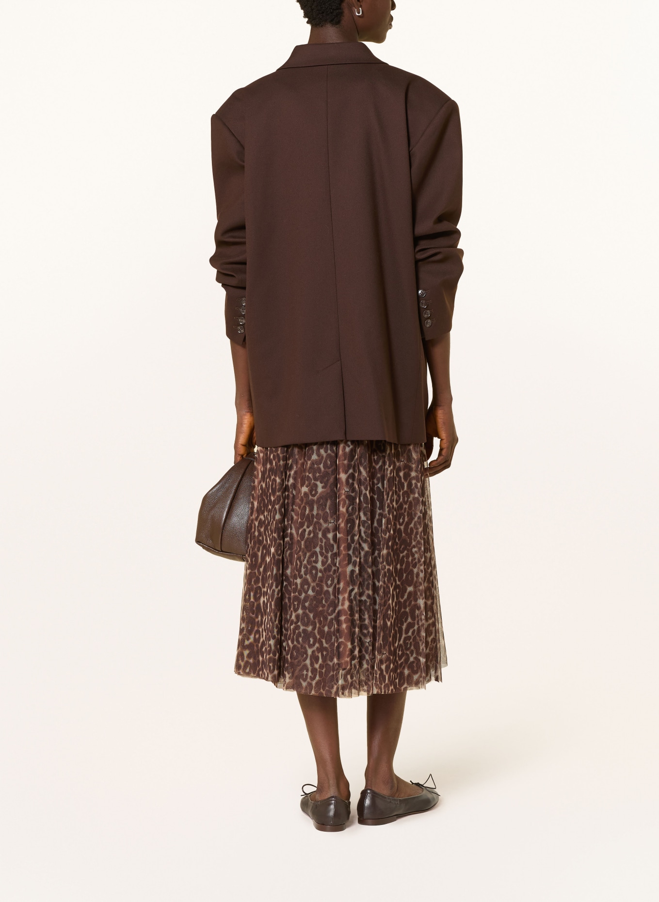 JOOP! Tylová sukně: HNĚDÁ / SVĚTLE HNĚDÁ / TMAVĚ HNĚDÁ