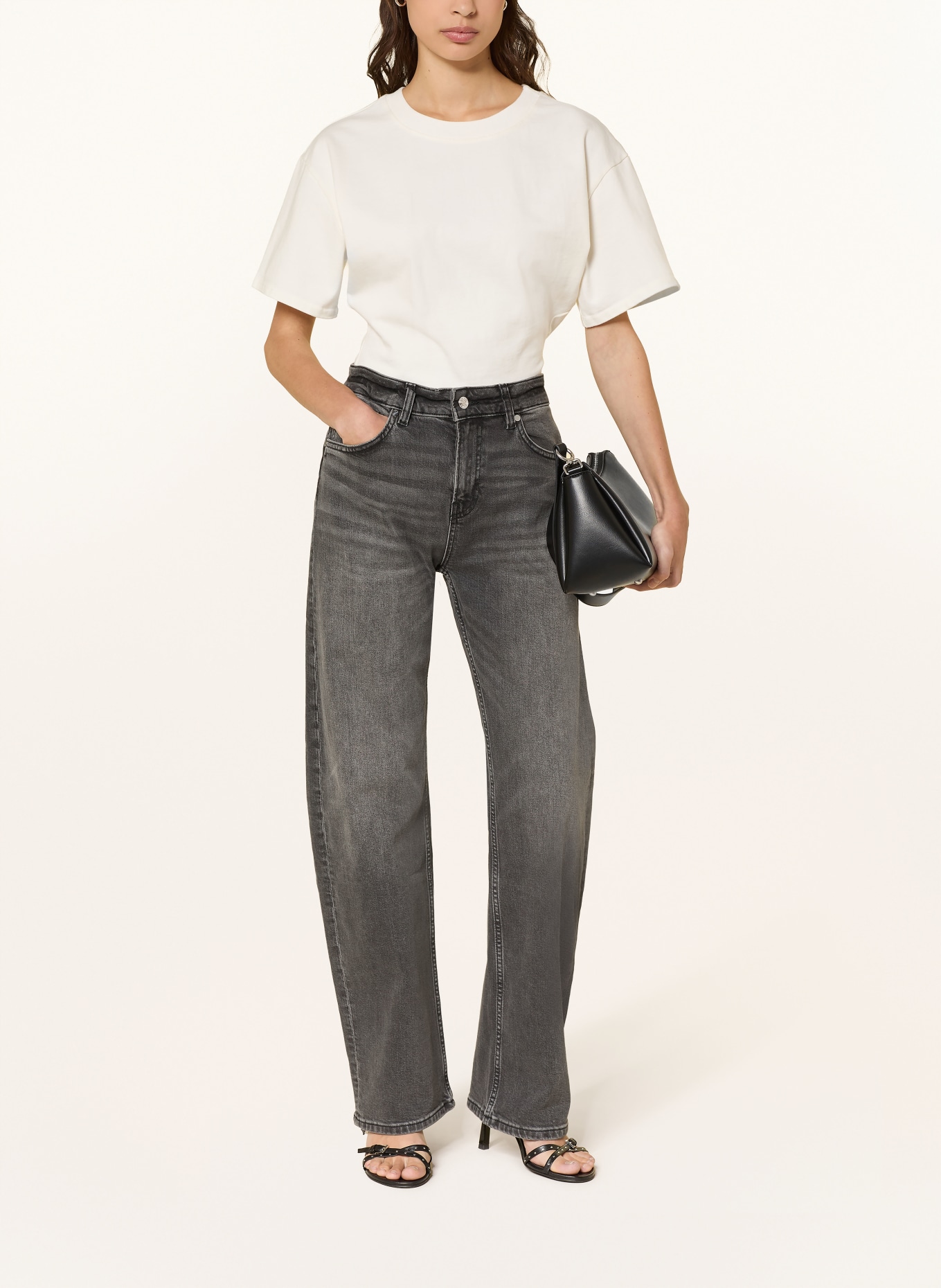 EB DENIM Barrel Jeans ALIDA: SMOKE