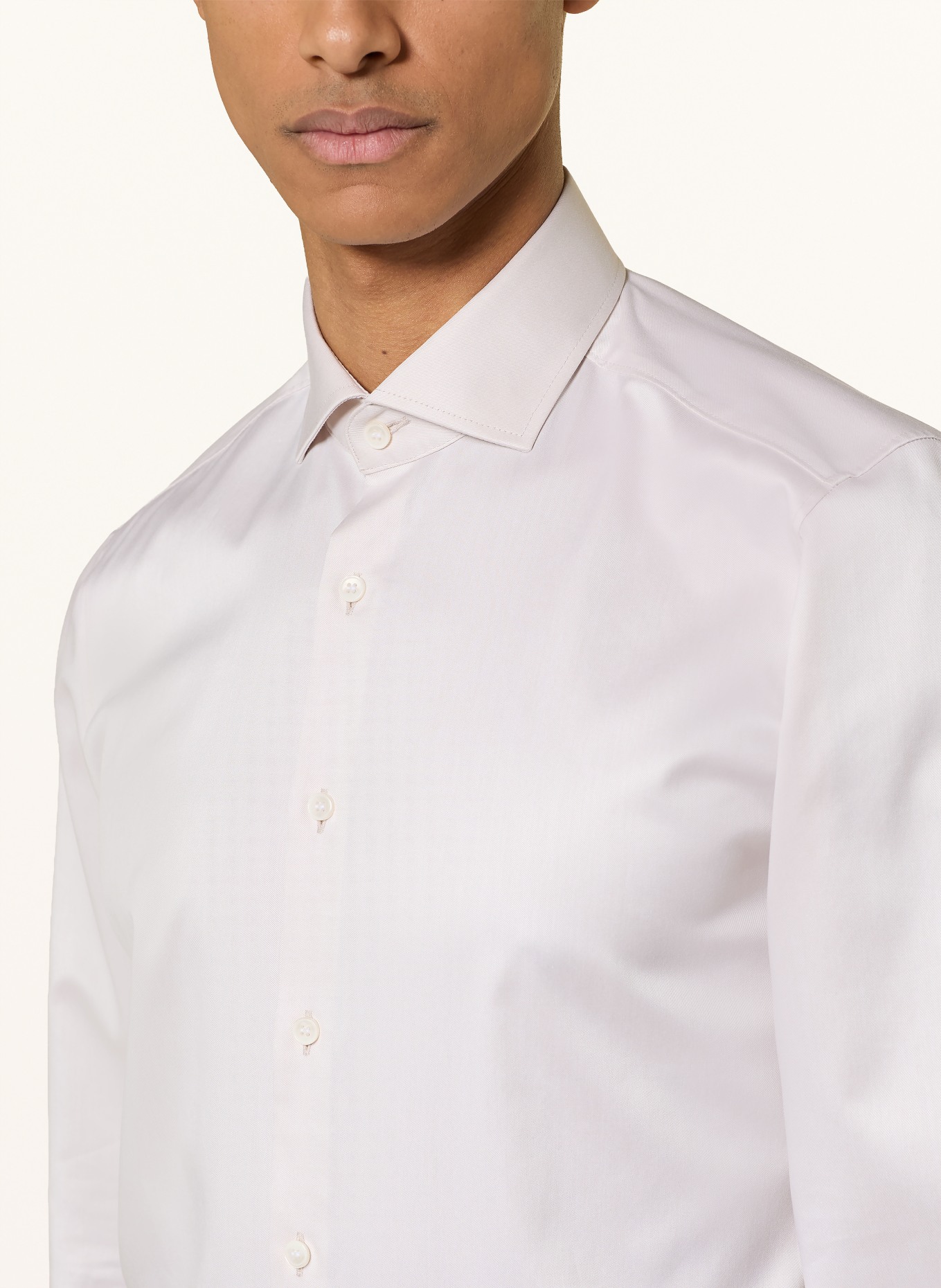 OLYMP Hemd Level Five body fit: BEIGE