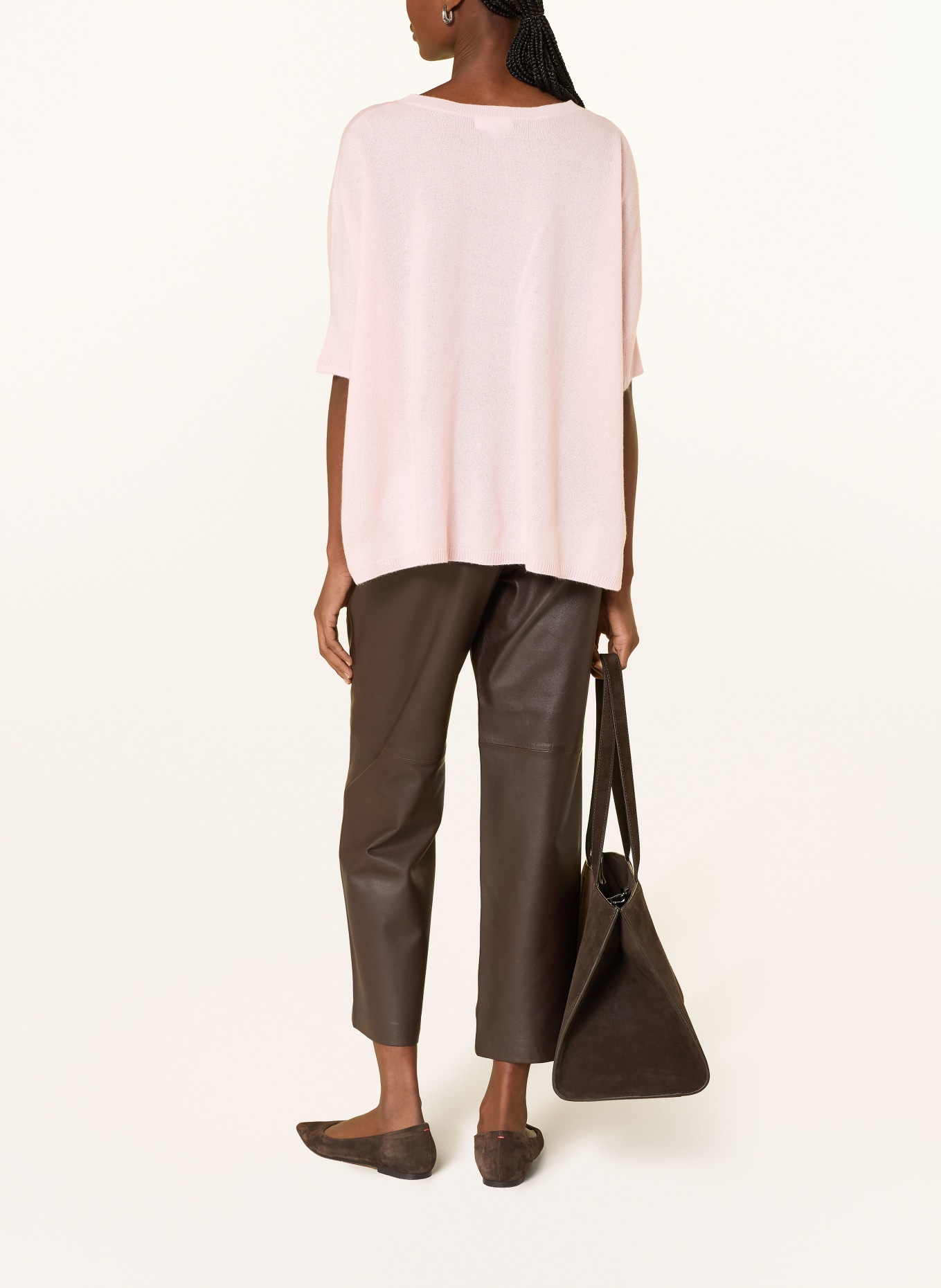 darling harbour Cashmere knit shirt: ROSE