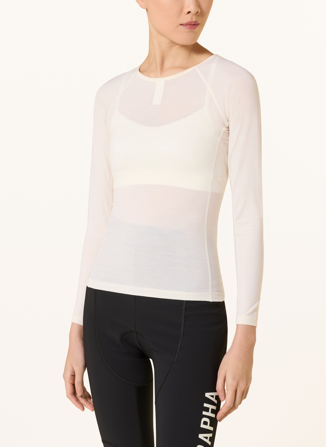 Rapha Merino wool cycling jersey: CREAM