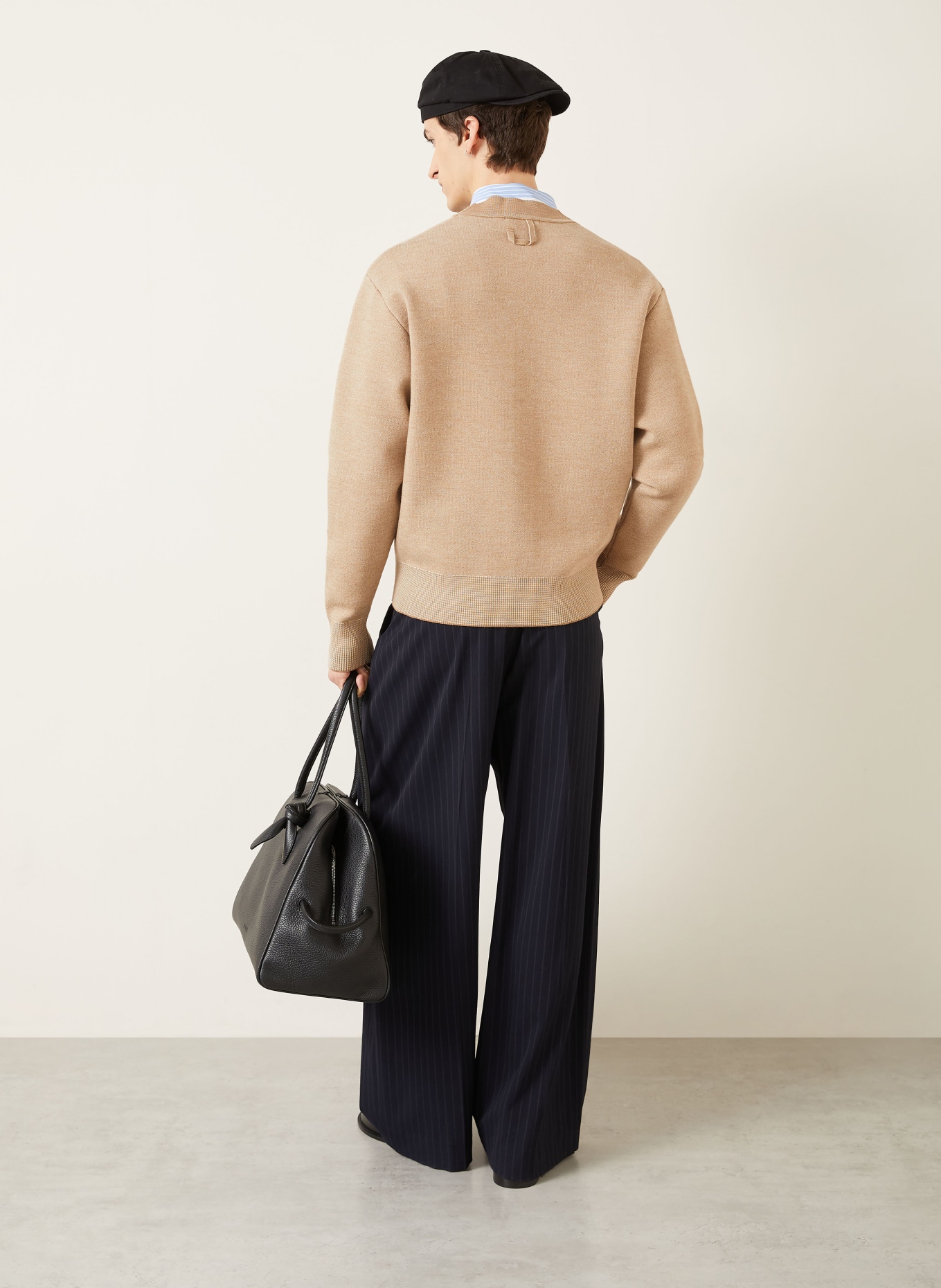 JACQUEMUS Strickjacke LE CARDIGAN DOPPIO: CAMEL