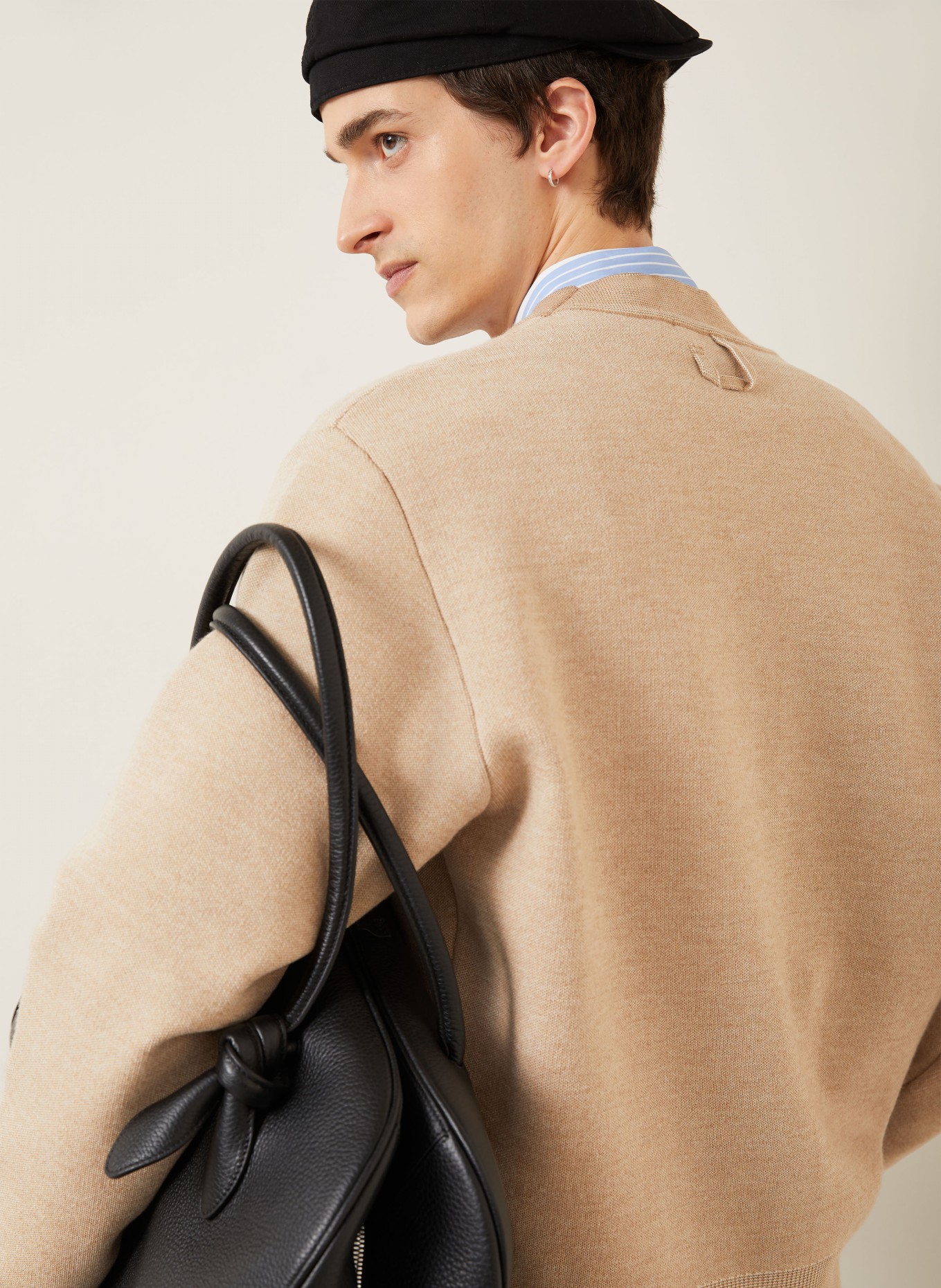 JACQUEMUS Strickjacke LE CARDIGAN DOPPIO: CAMEL