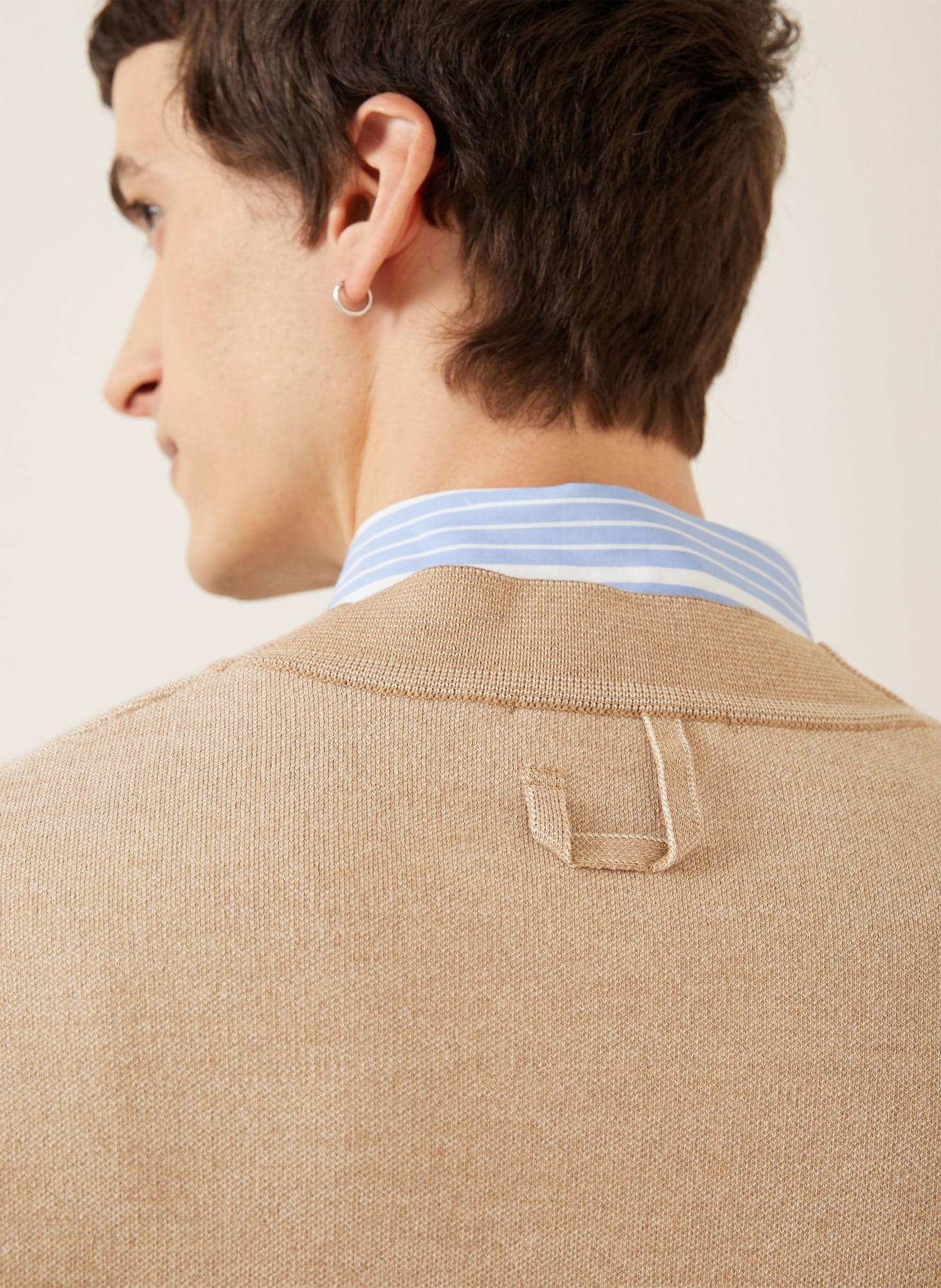 JACQUEMUS Strickjacke LE CARDIGAN DOPPIO: CAMEL
