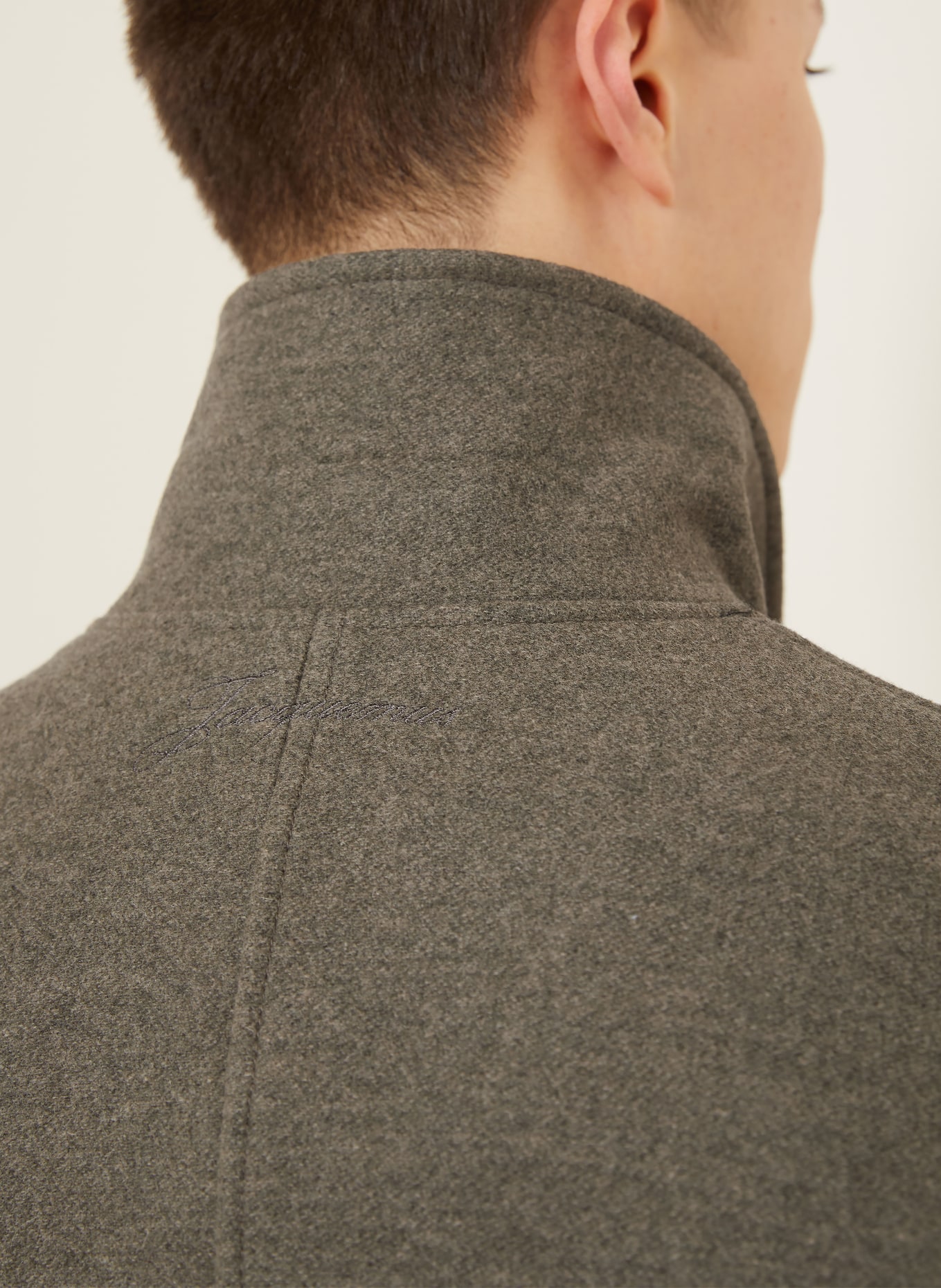 JACQUEMUS Jacke LE BOMBER FELTRO: GRAU