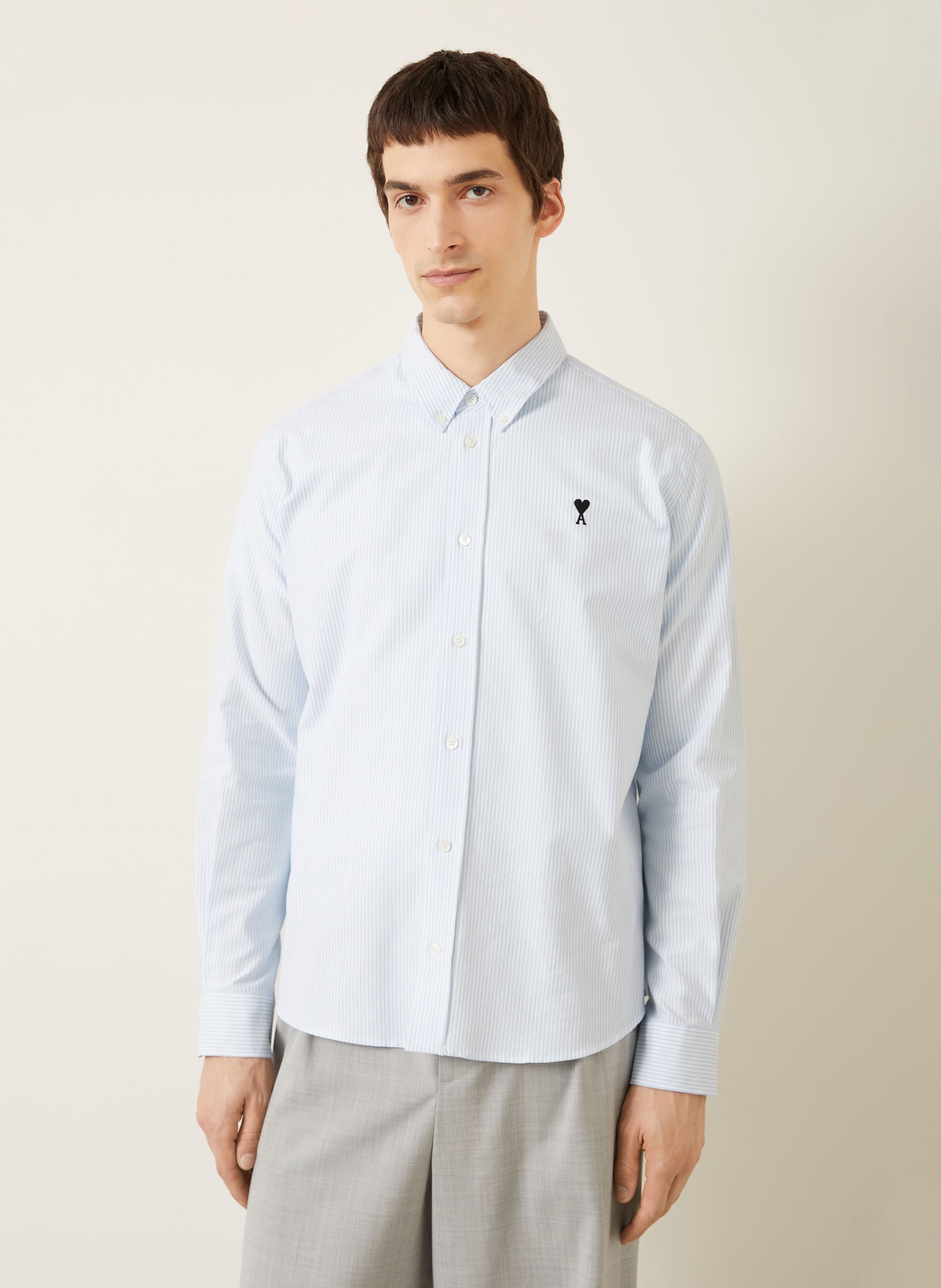 AMI PARIS Hemd Classic Fit: HELLBLAU