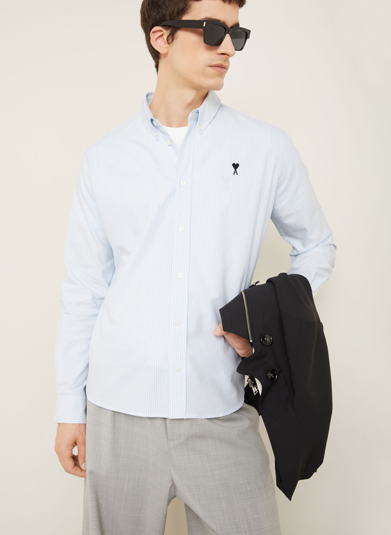 AMI PARIS Hemd Classic Fit: HELLBLAU