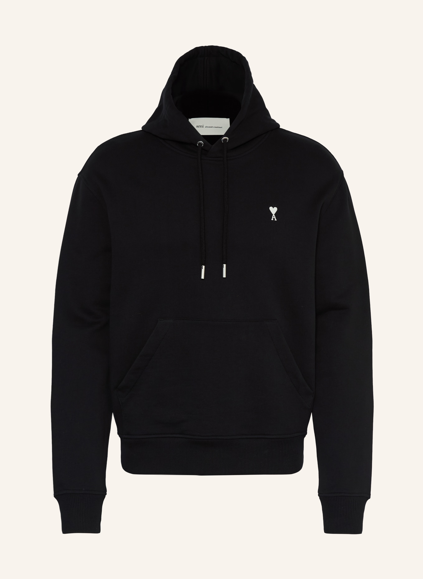 AMI PARIS Hoodie: SCHWARZ
