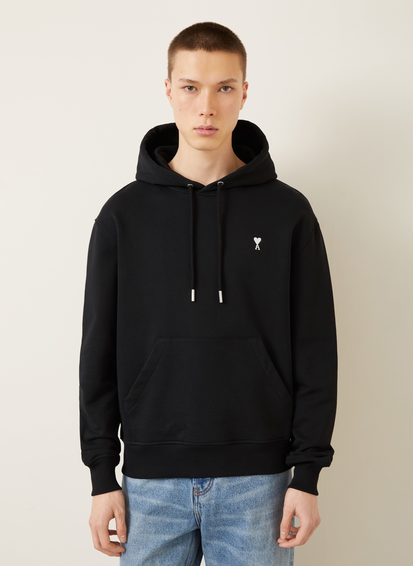 AMI PARIS Hoodie: SCHWARZ