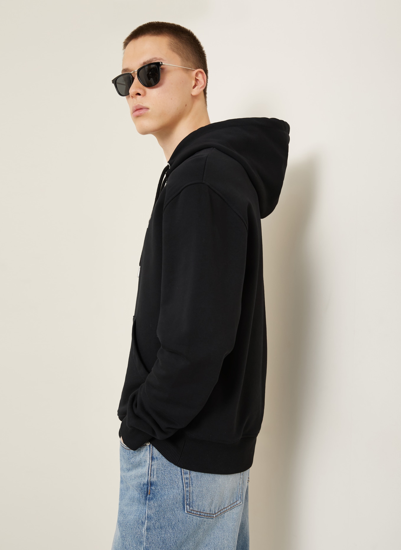 AMI PARIS Hoodie: SCHWARZ