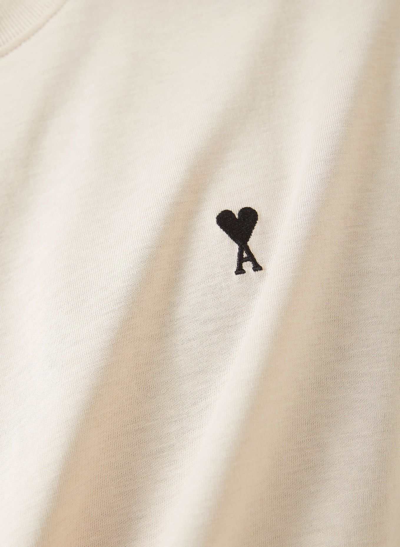 AMI PARIS T-Shirt: BEIGE