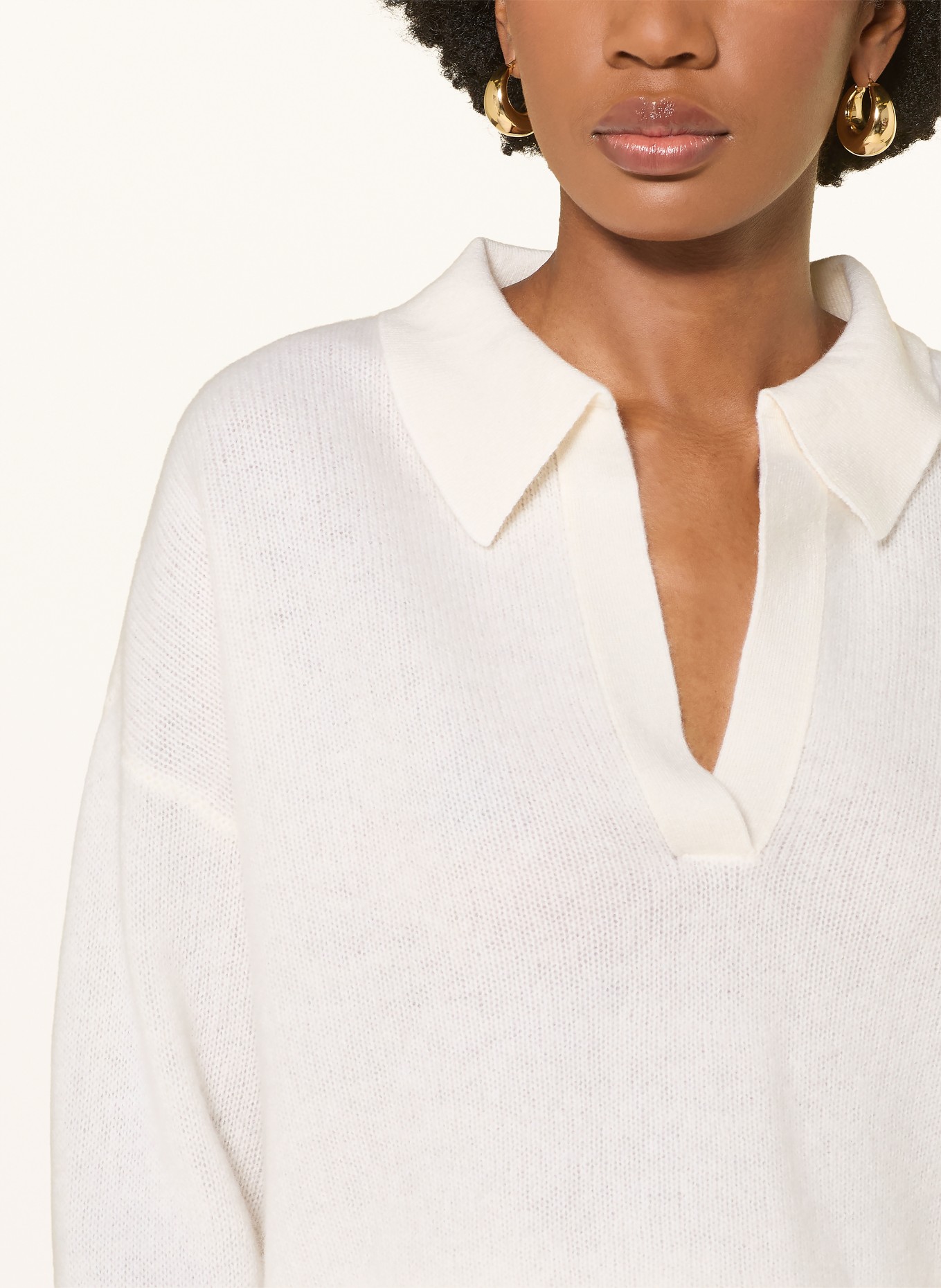 ALMADA LABEL KAIA cashmere sweater: CREAM