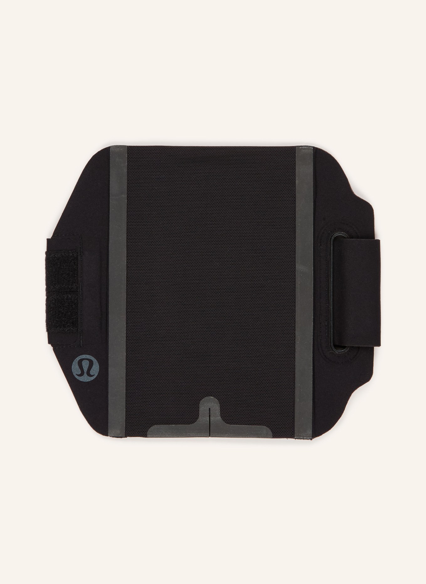 lululemon Laufarmband FAST AND FREE: SCHWARZ / DUNKELGRAU