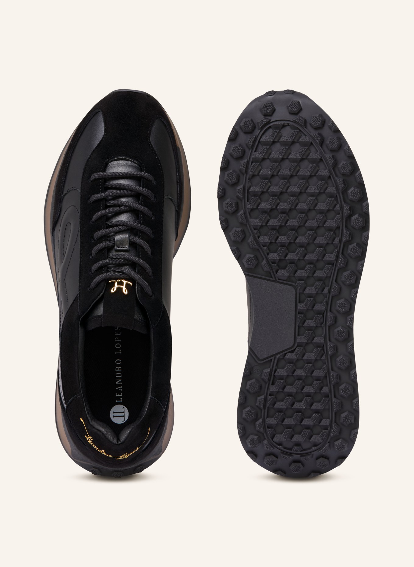 LEANDRO LOPES VICO sneaker: BLACK
